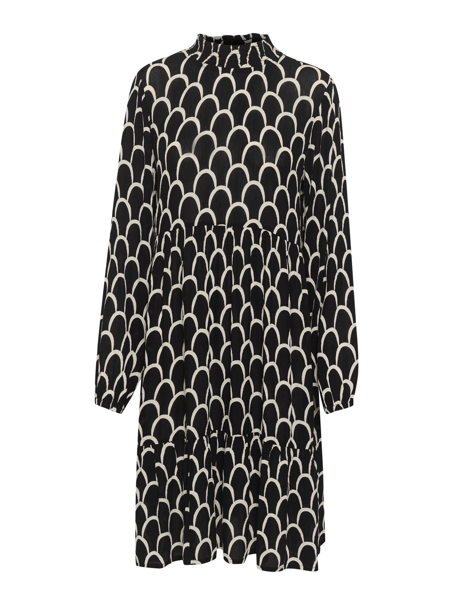 Kaffe Rochie 'Karina'  negru / alb