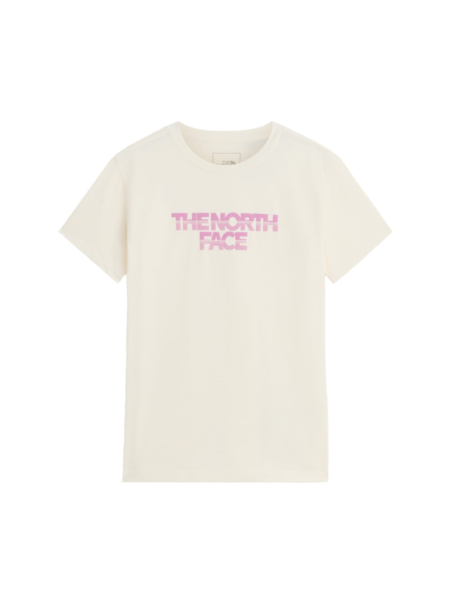 THE NORTH FACE Tricou Chalbi roz / alb murdar