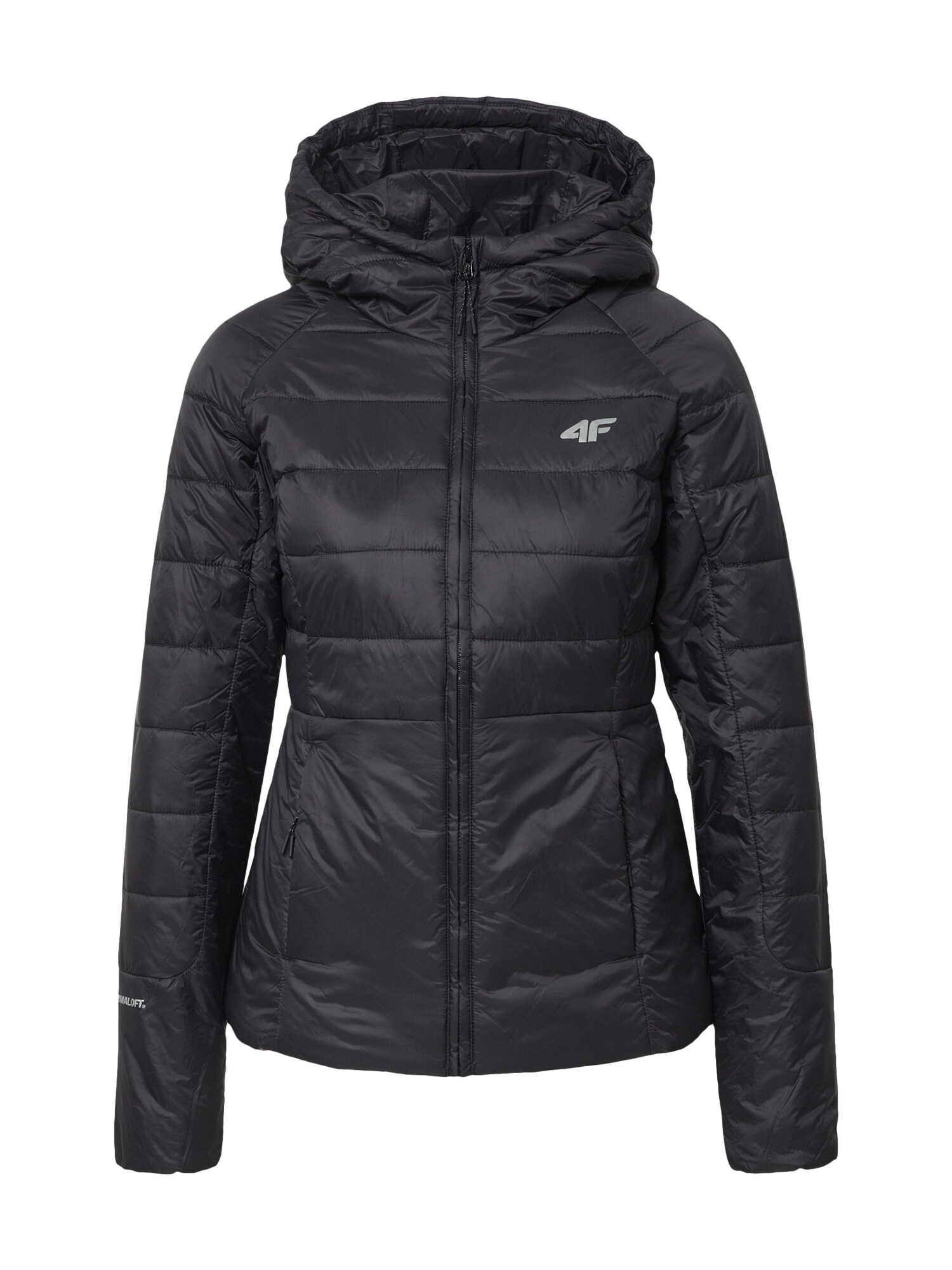 4F Outdoorová bunda  čierna / biela