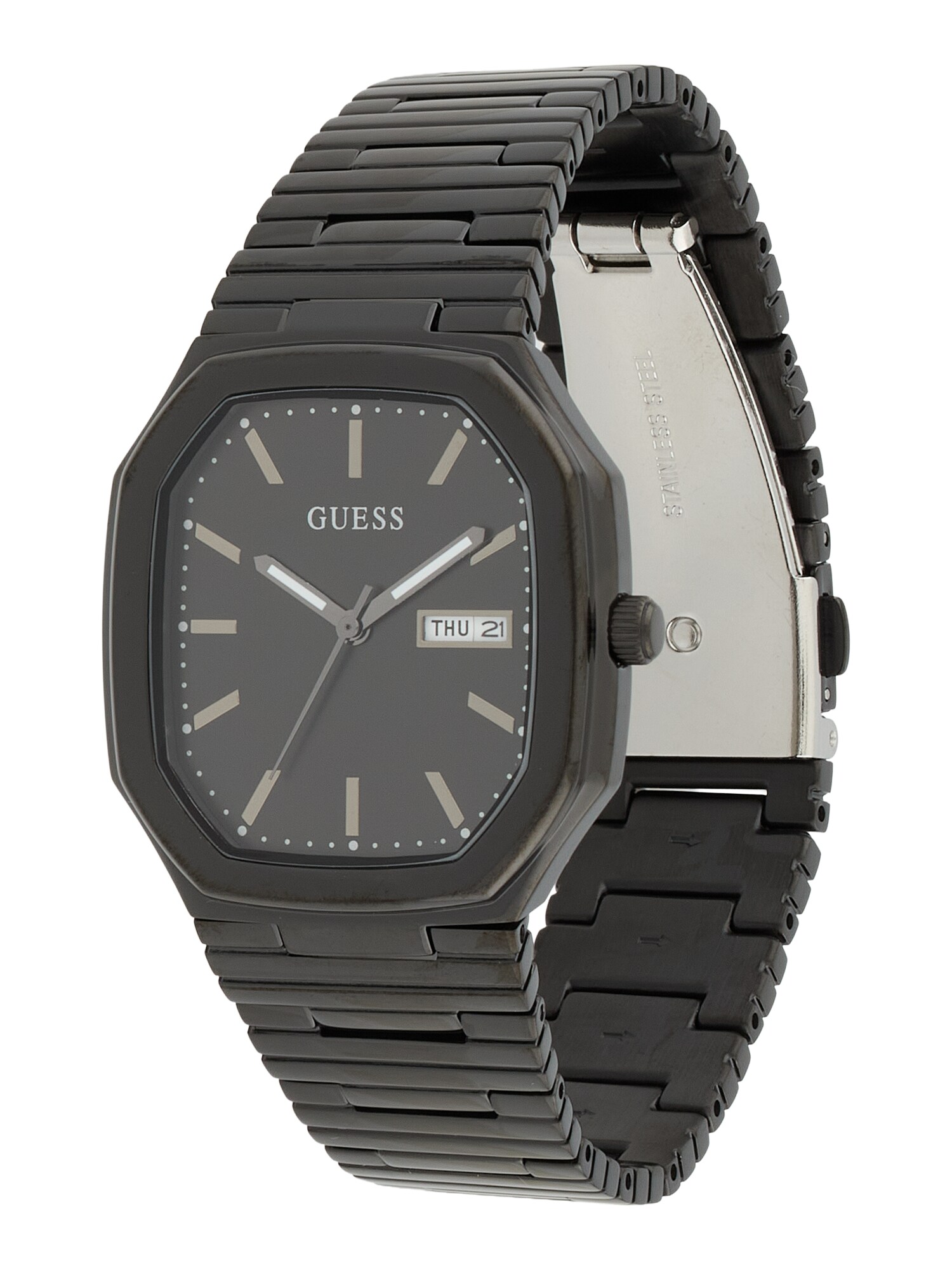 GUESS Ceas analogic Oliver  negru