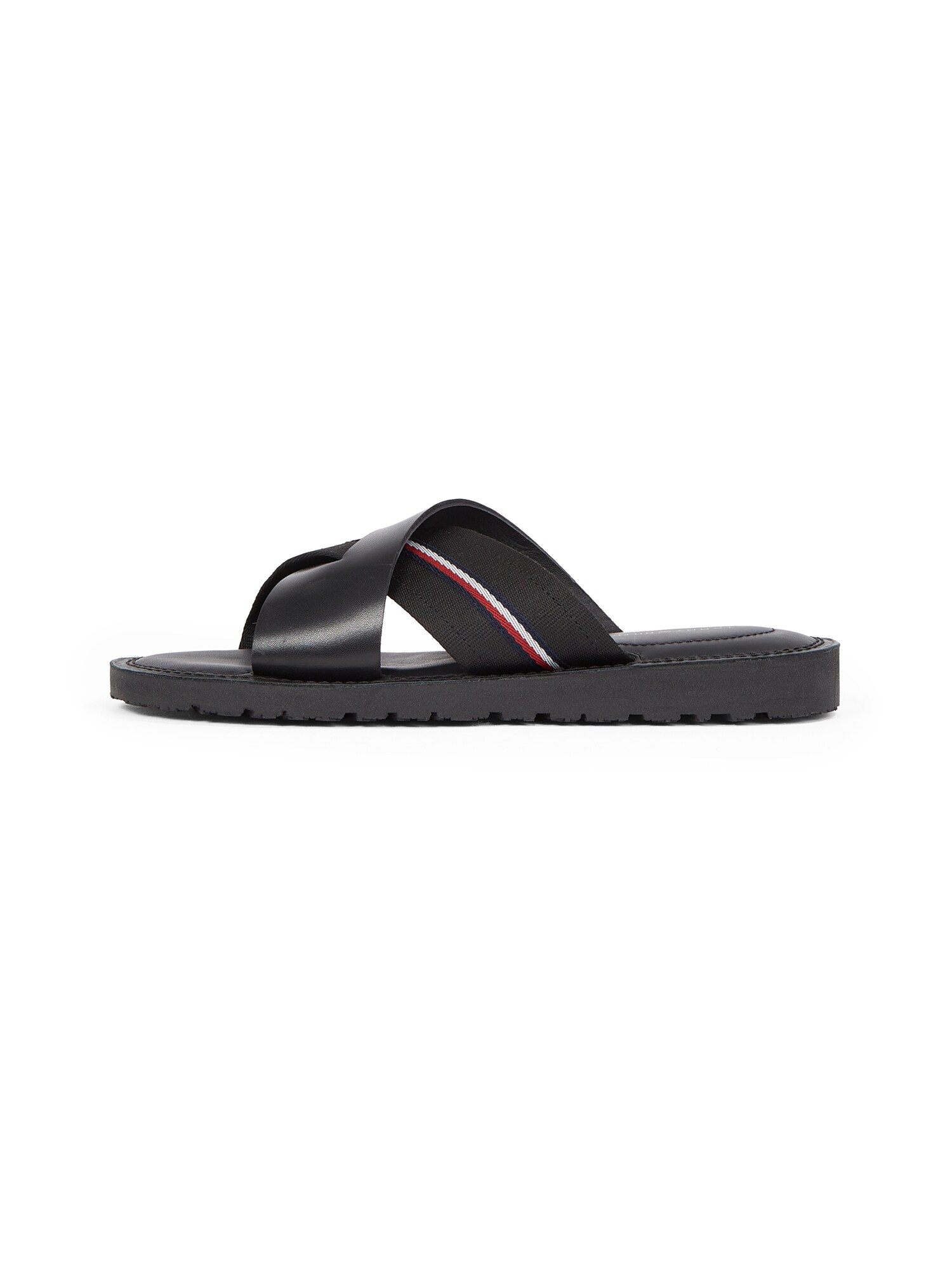 TOMMY HILFIGER Saboți CRISS  albastru marin / roşu închis / negru / alb