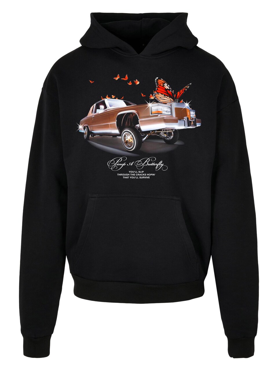 Sweatshirt brun / röd / svart