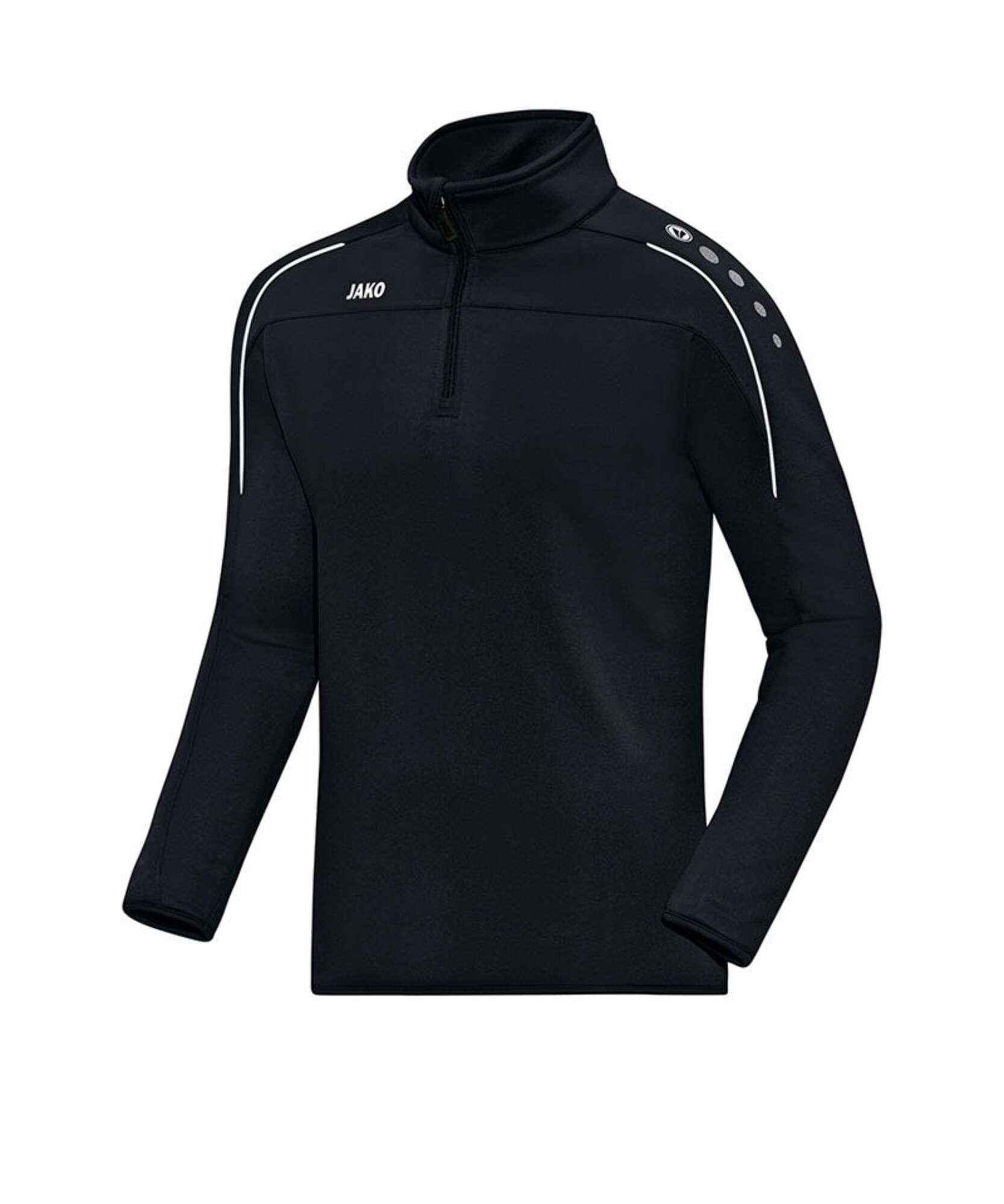 JAKO Hanorac sport  negru / alb