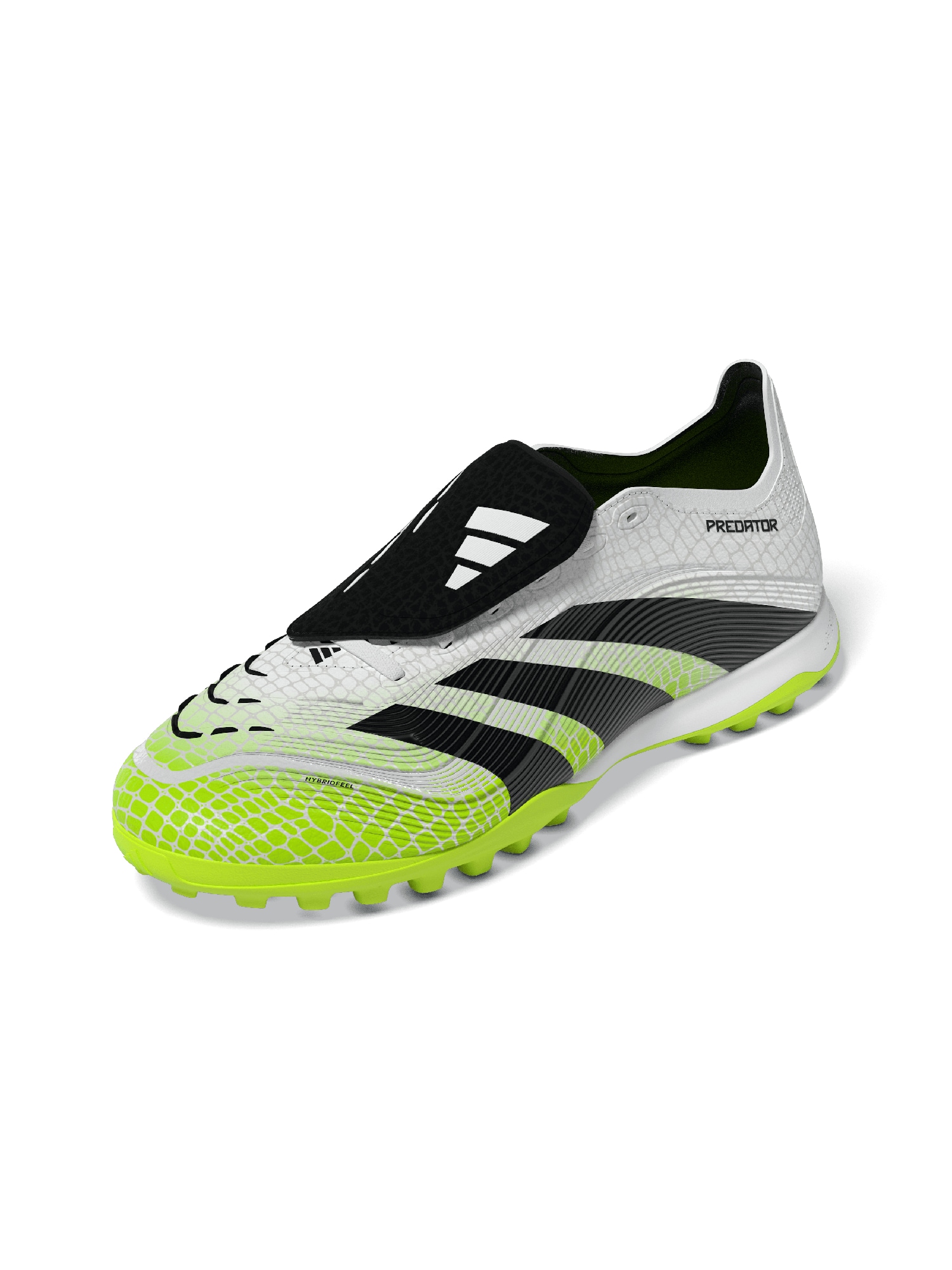 ADIDAS PERFORMANCE Ghete de fotbal Predator League  verde limetă / negru / alb