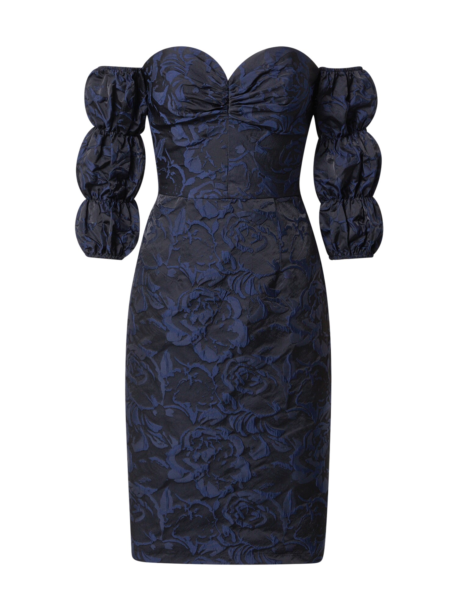 Chi Chi London Kokteilinė suknelė juoda / mėlyna