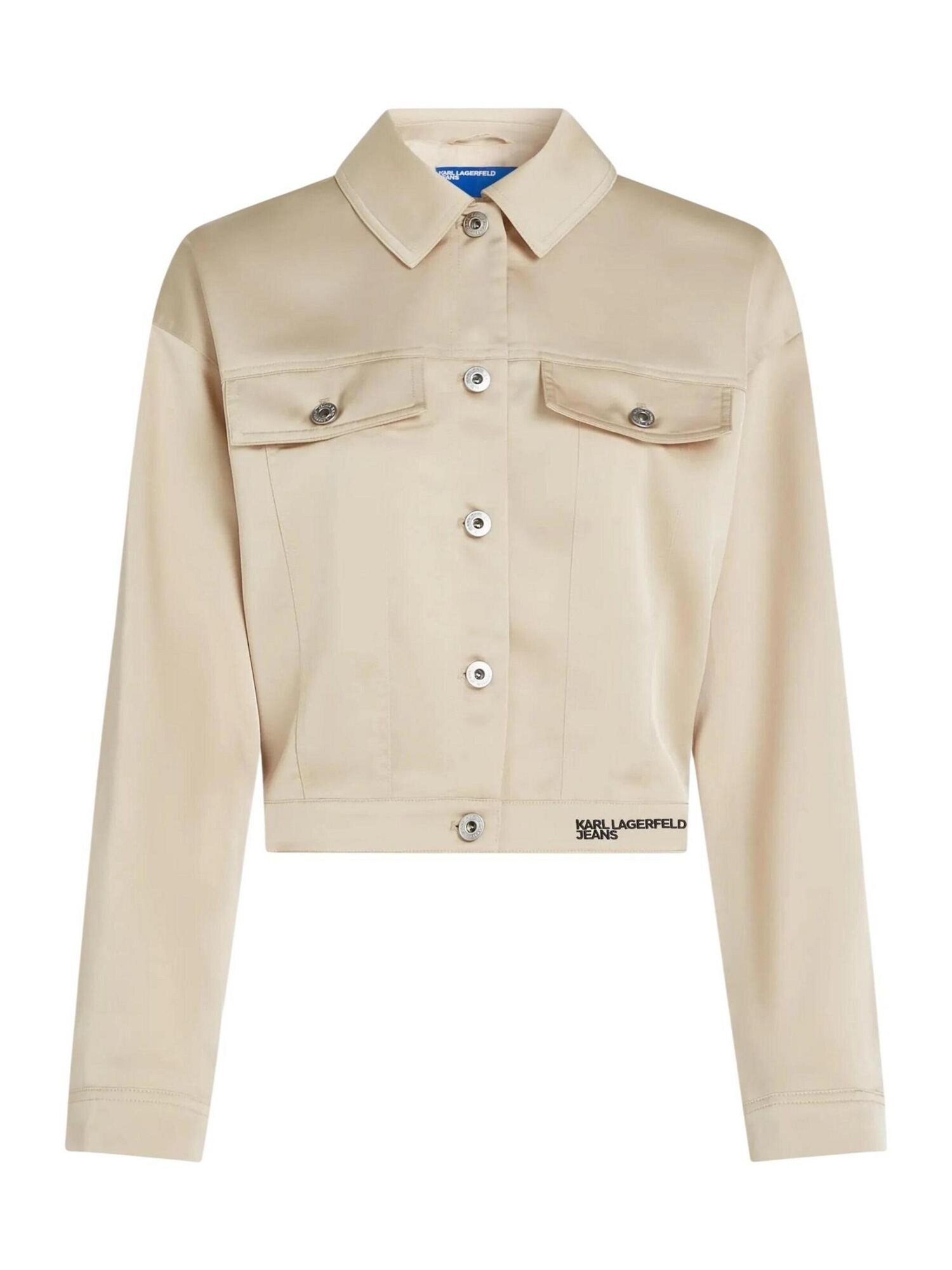 KARL LAGERFELD JEANS Chaqueta de invierno 'KLJ Satin B2W14031'  beige claro
