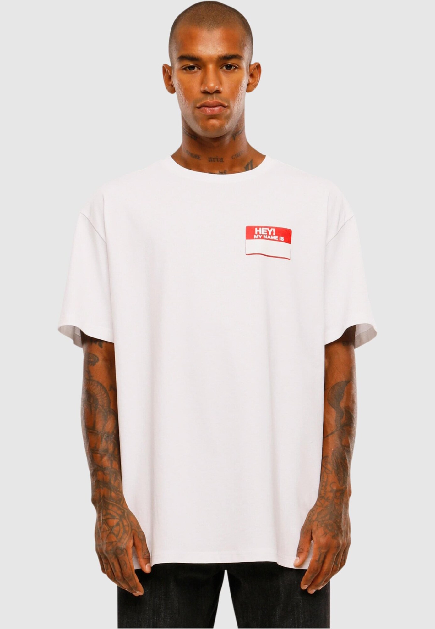 Thumbnail - MT Upscale T-Shirt Hey! My Name Is