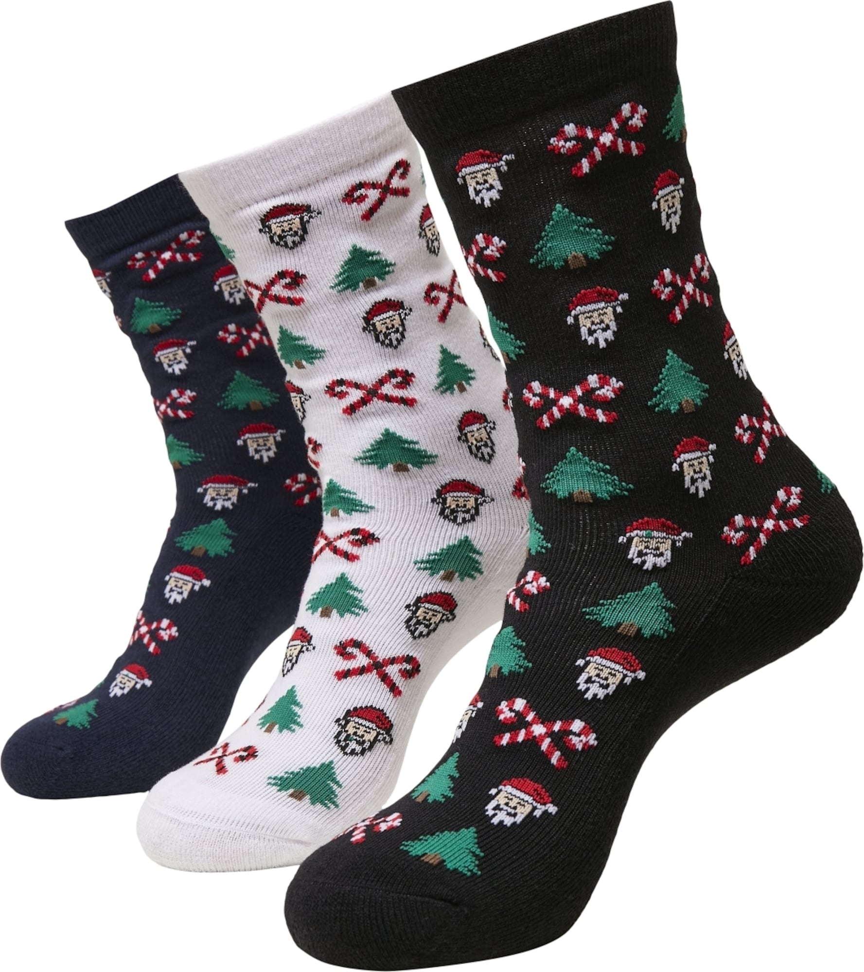 Urban Classics Ponožky 'Grumpy Santa'  zmiešané farby