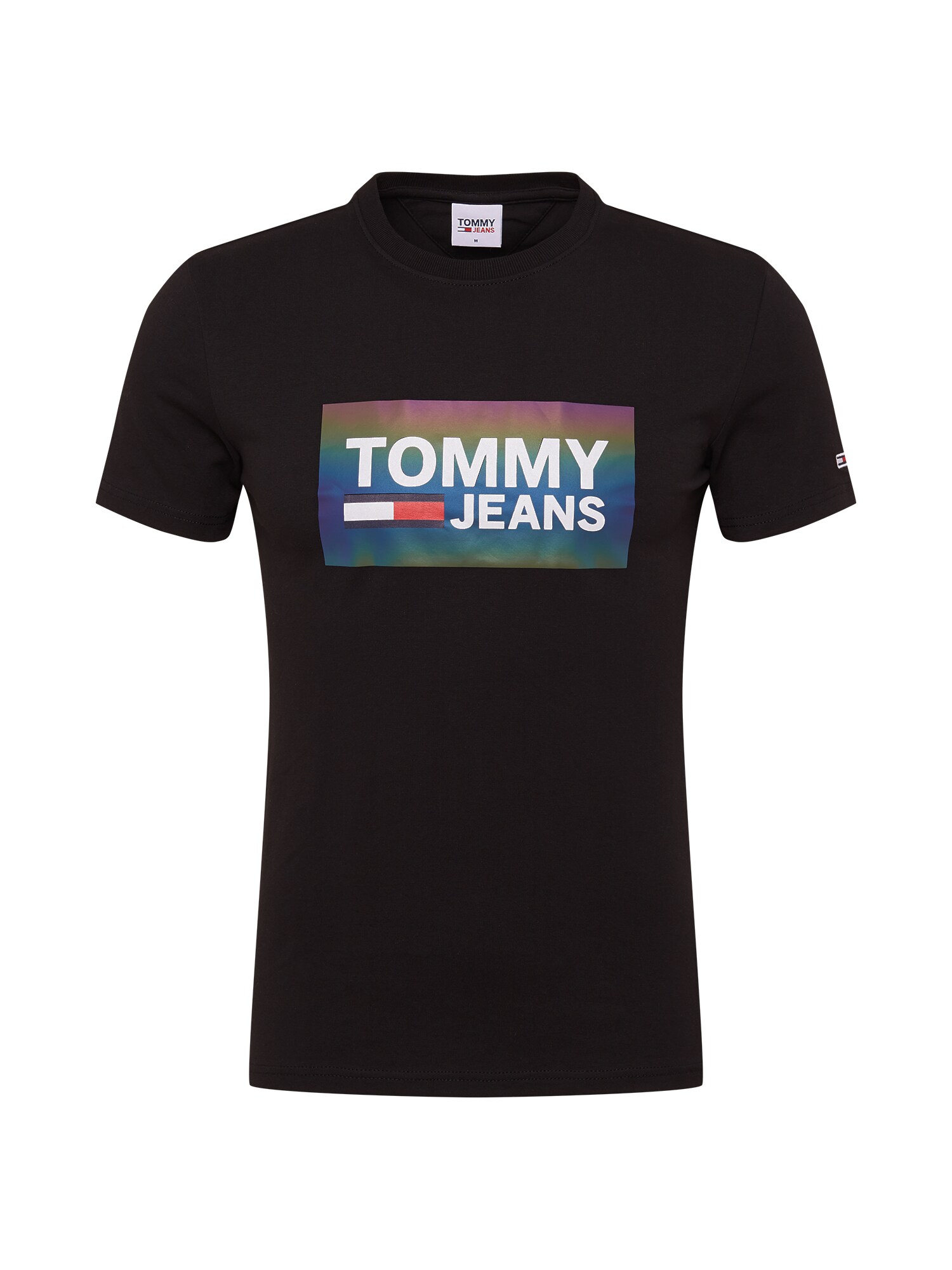 Tommy Jeans Marškinėliai  juoda / balta / mišrios spalvos