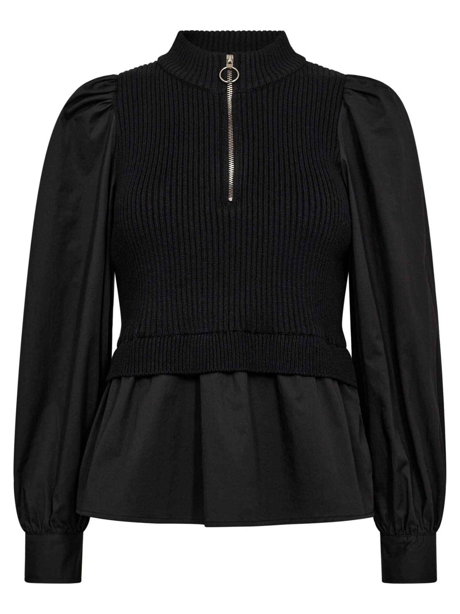 co'couture Pulover 'Elisabeth'  negru