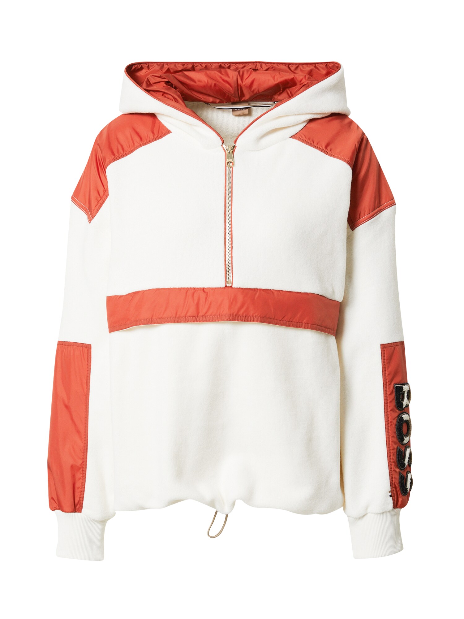 BOSS Orange Sweater majica 'Efleena'  hrđavo crvena