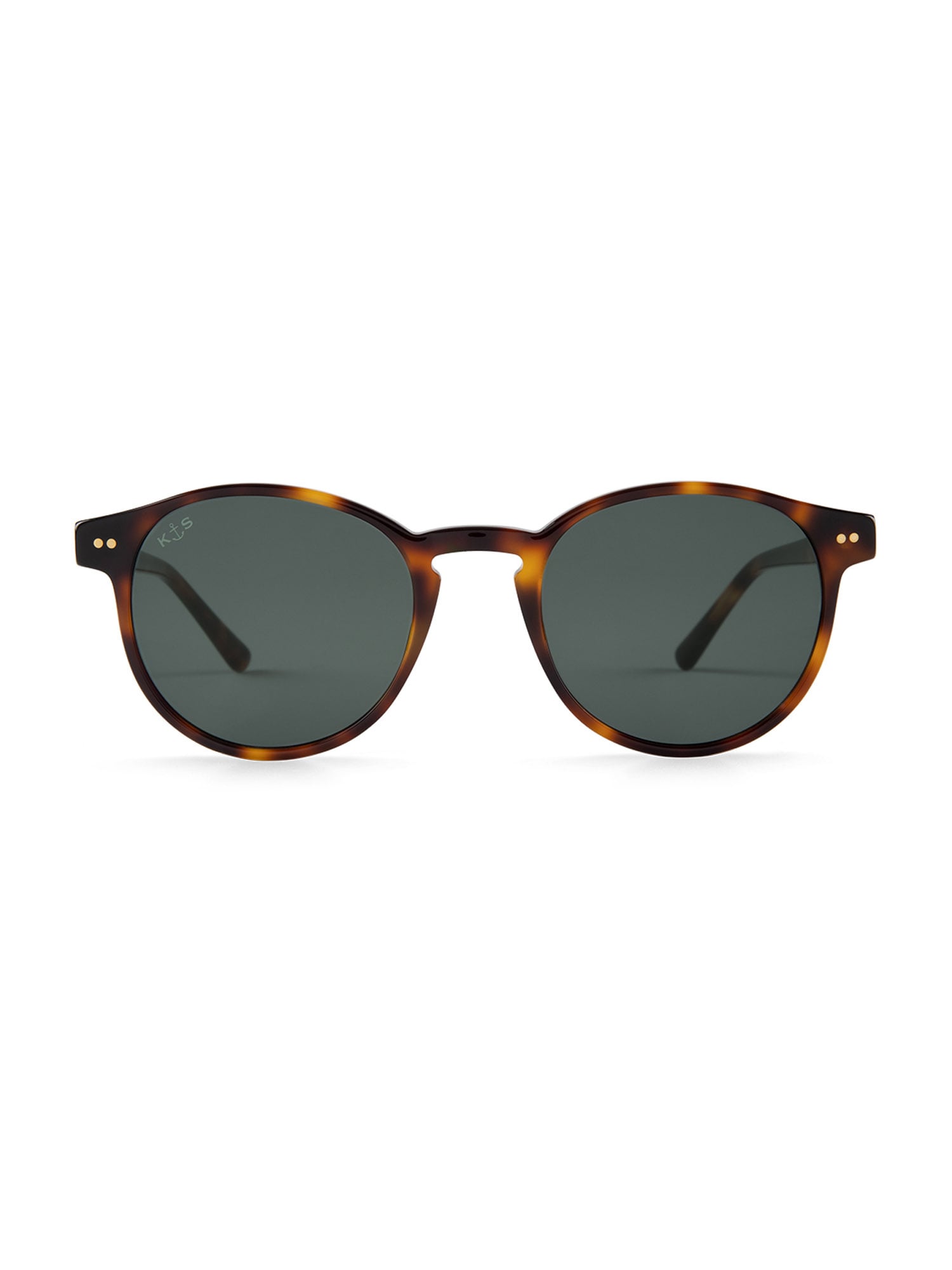 Kapten & Son Napszemüveg 'Marais Tortoise Green' sötét barna / arany / zöld termék 2. képe