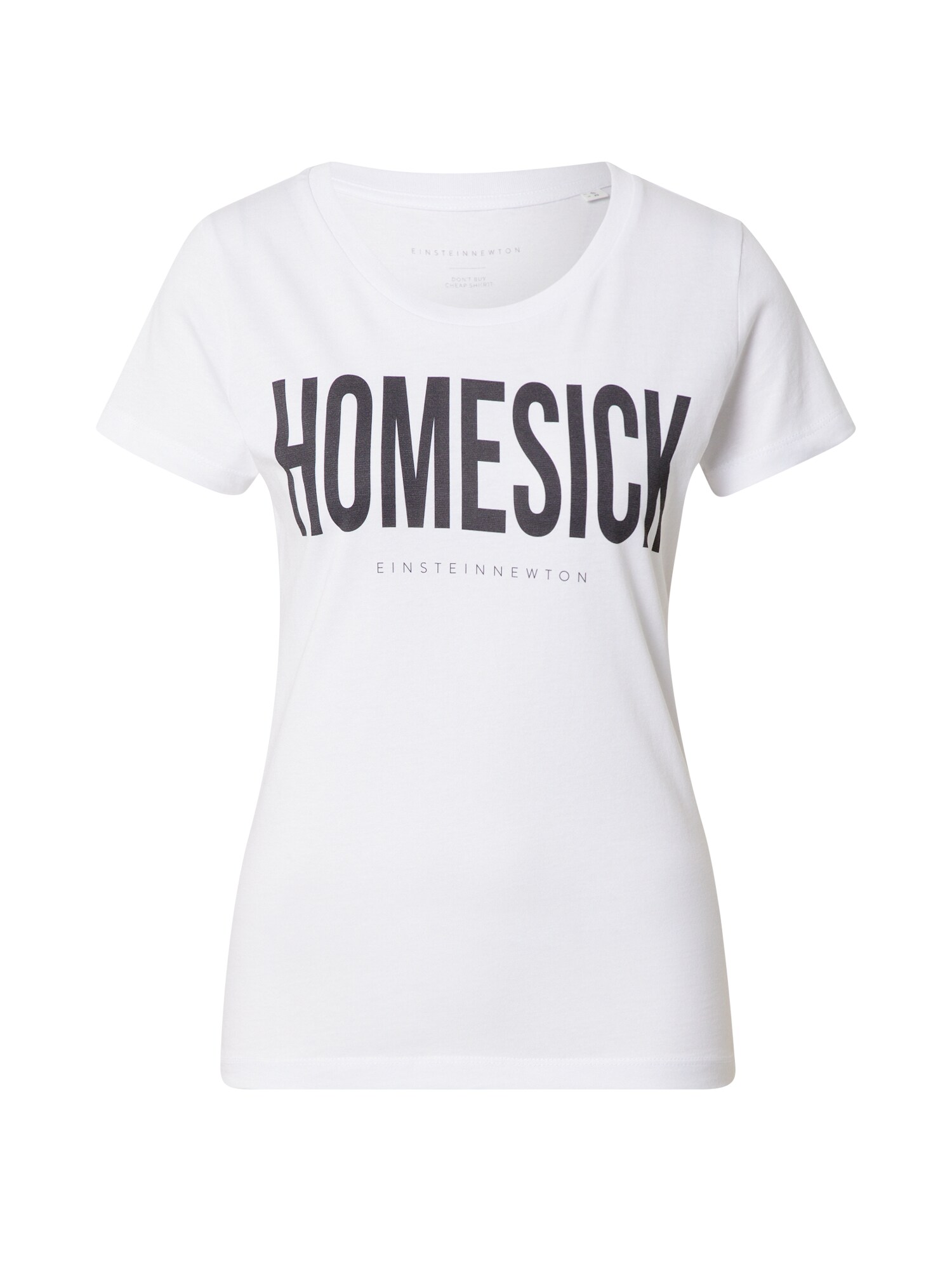 EINSTEIN & NEWTON Marškinėliai 'Homesick'  balta / juoda