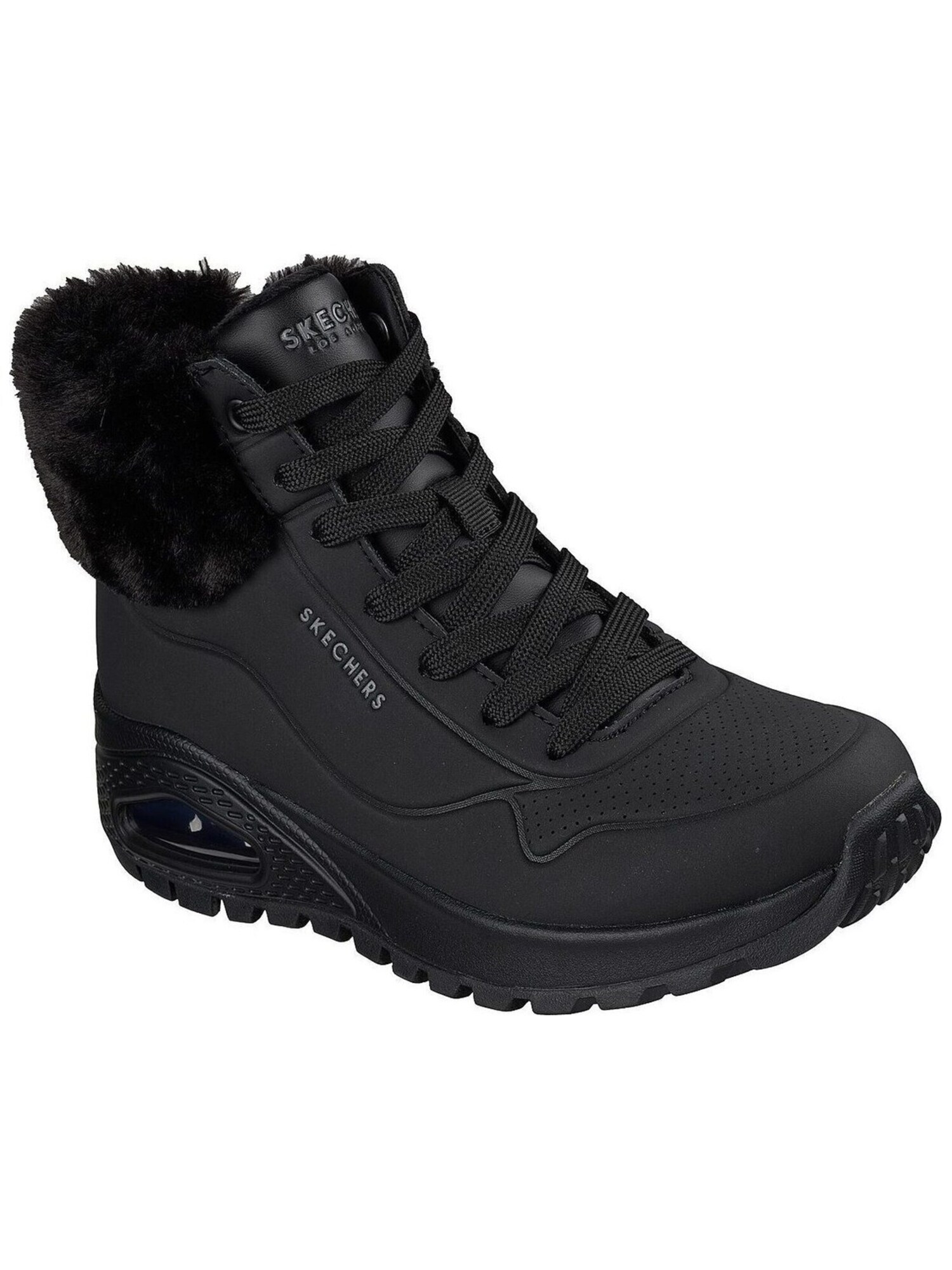 Botines Skechers Uno Rugged Fall Air 167274 para Mujer Bbk Negro