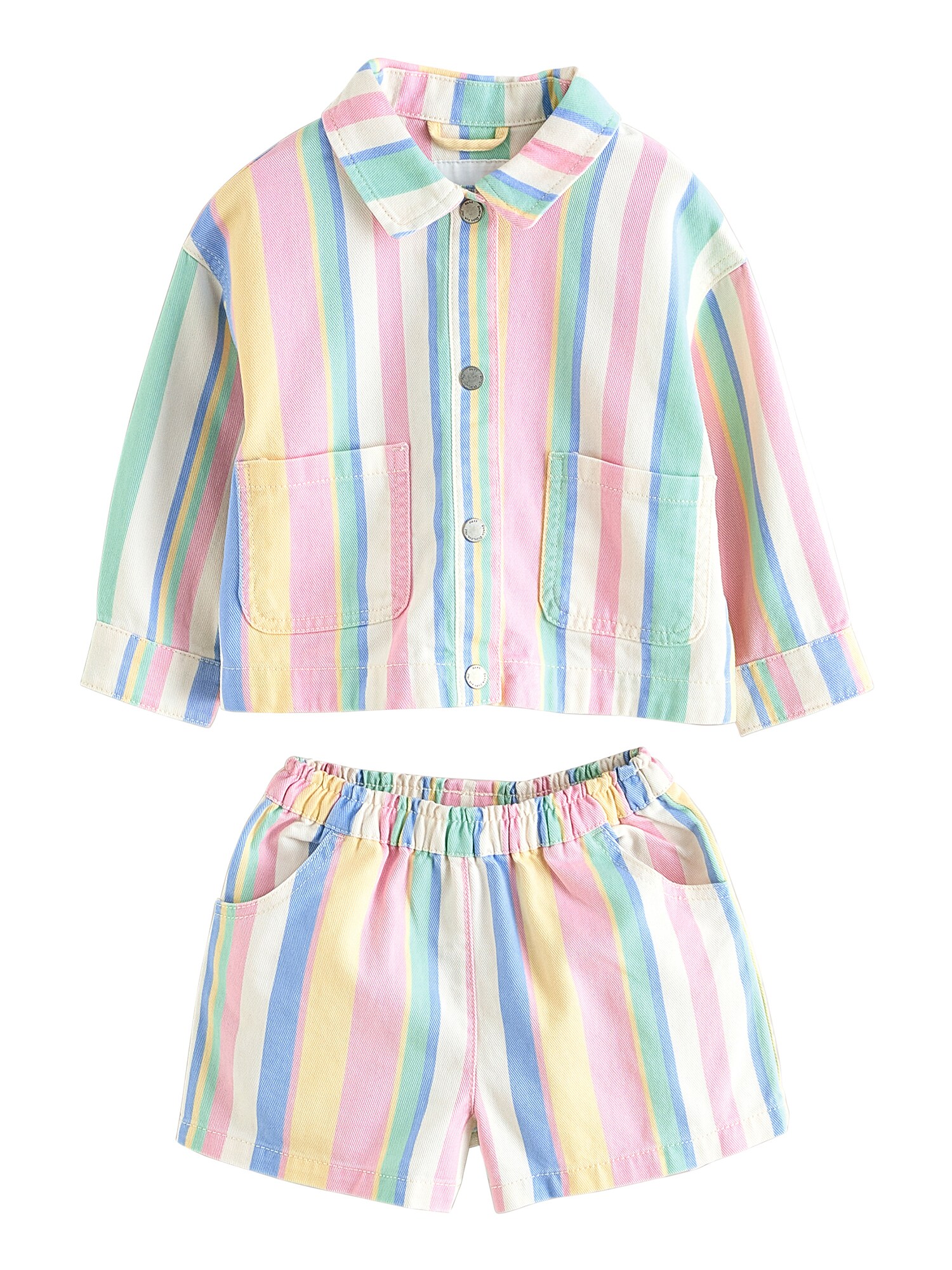 Next Set  albastru / galben / verde mentă / roz pastel