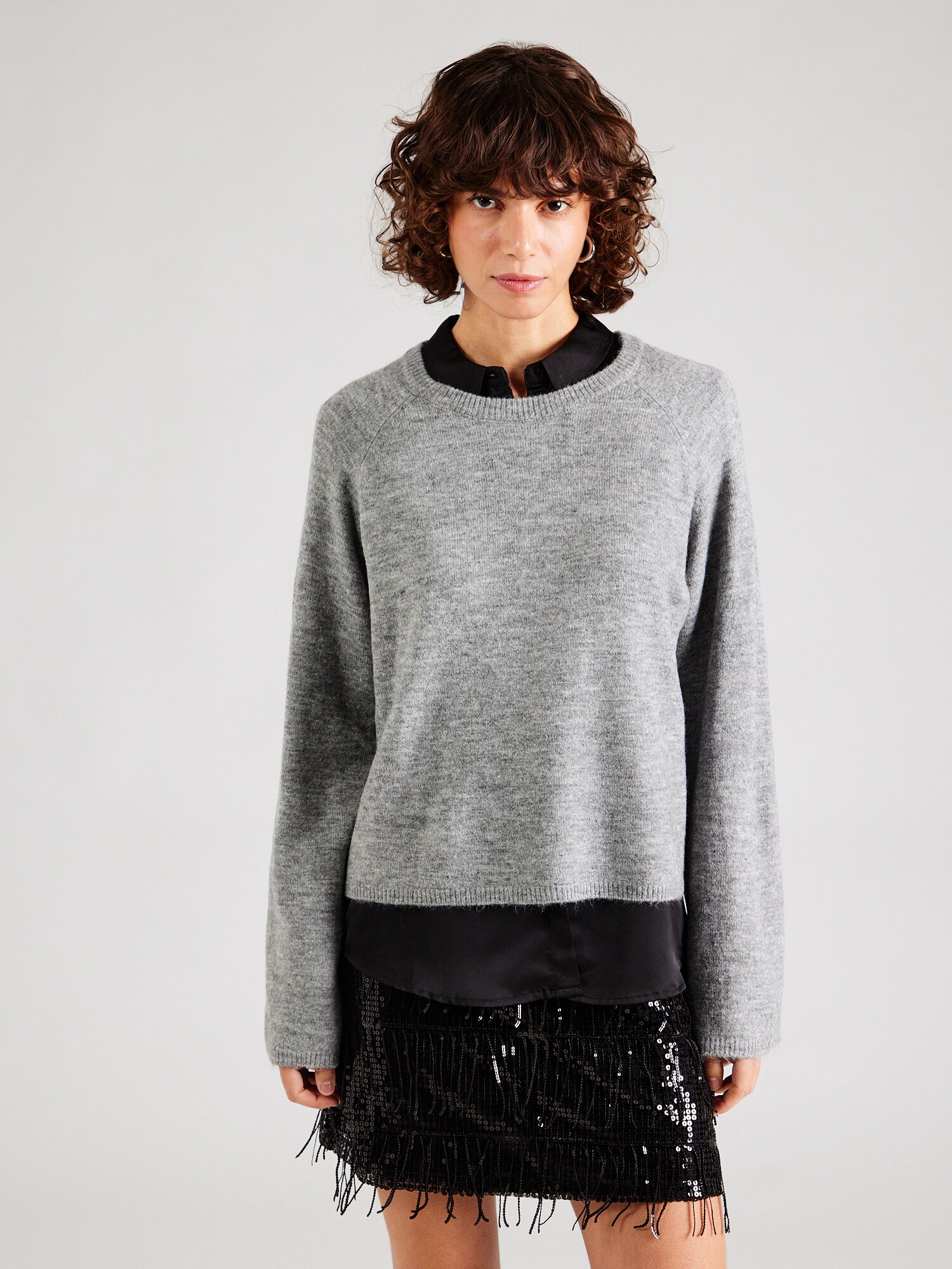 VERO MODA Pulóver 'VMJUPITER'  szürke termék 2. képe