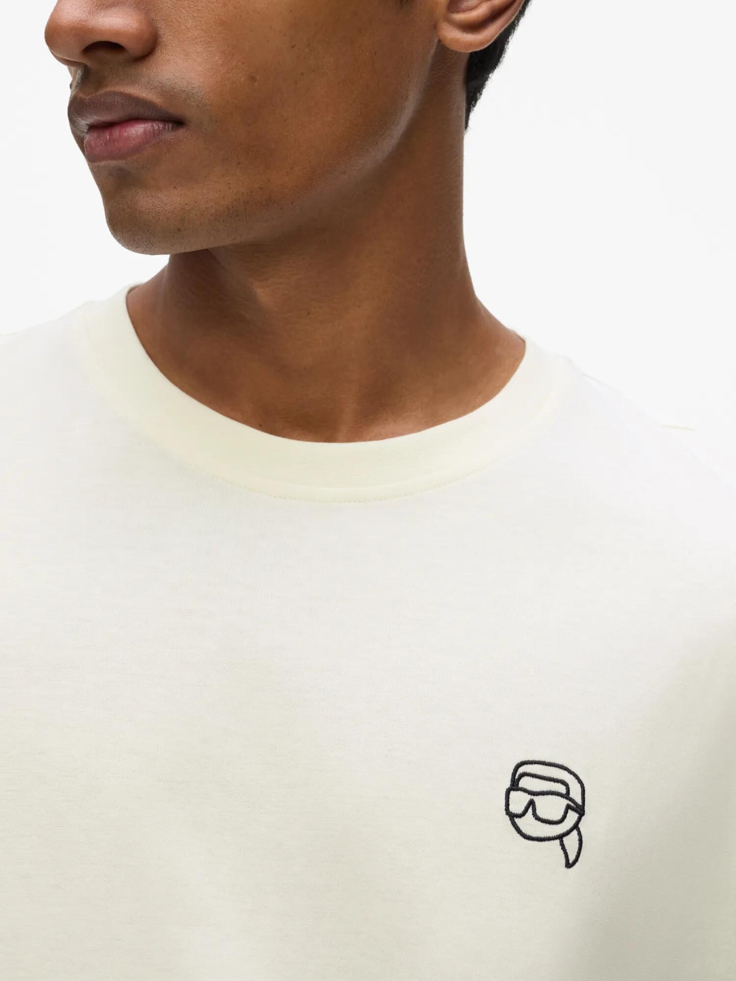 Karl Lagerfeld Camiseta  crema / negro – imagen 16