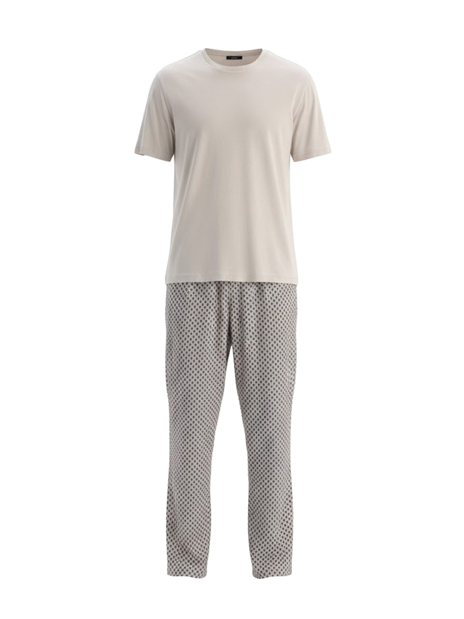 Dagi Pijama largo  gris / piedra