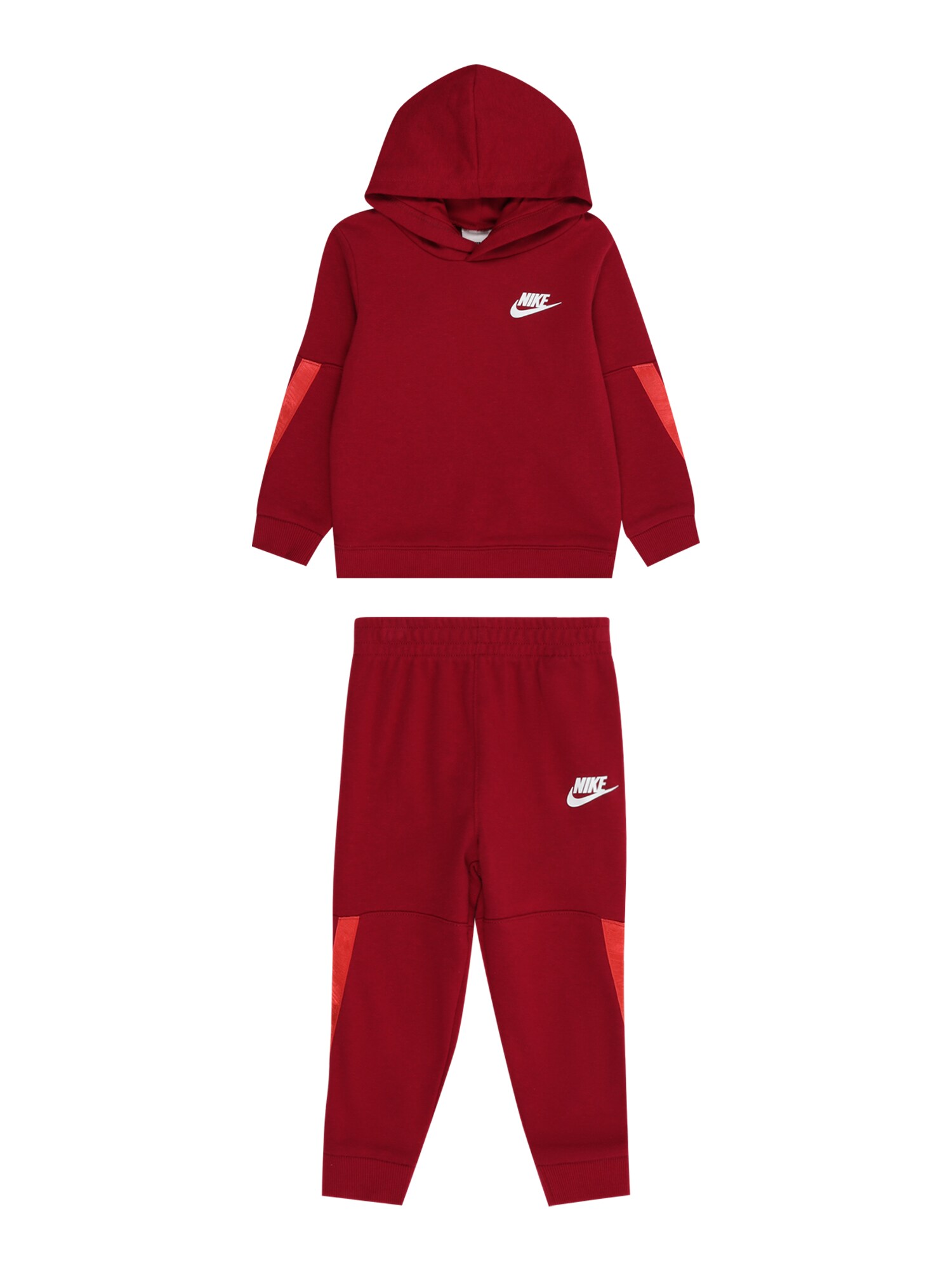 Nike Sportswear Jogging ruhák  bordó / rikító piros / fehér akciós termékkép 1