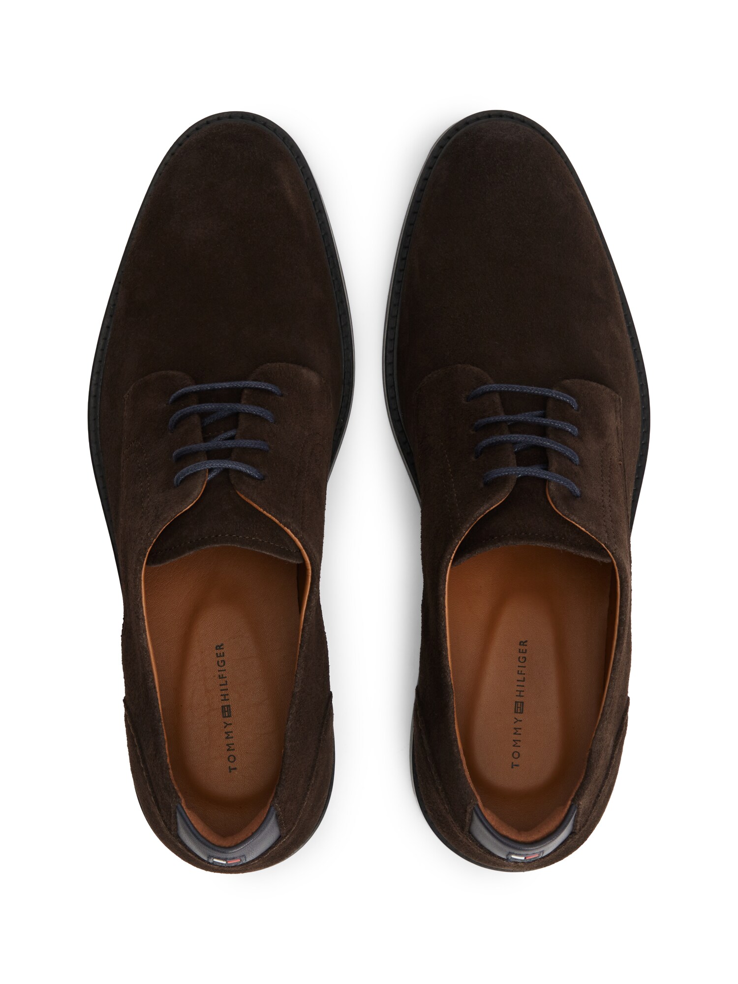 TOMMY HILFIGER Zapatos con cordón navy / chocolate – imagen 2
