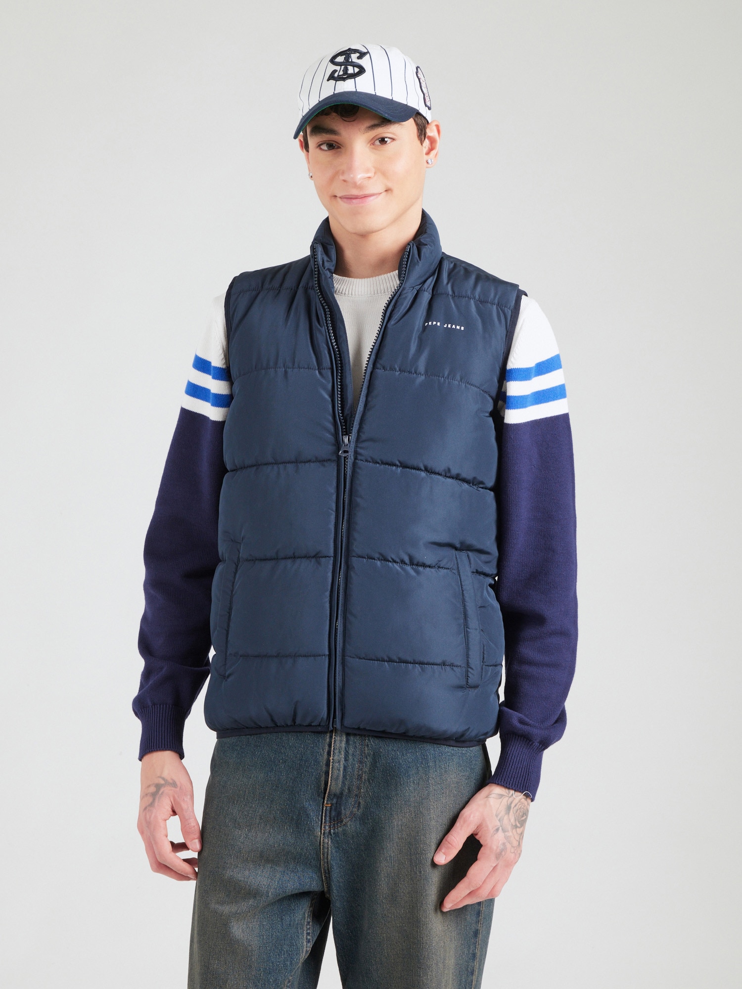 Pepe Jeans Vesta 'TOBY' námornícka modrá (obrázok 4)