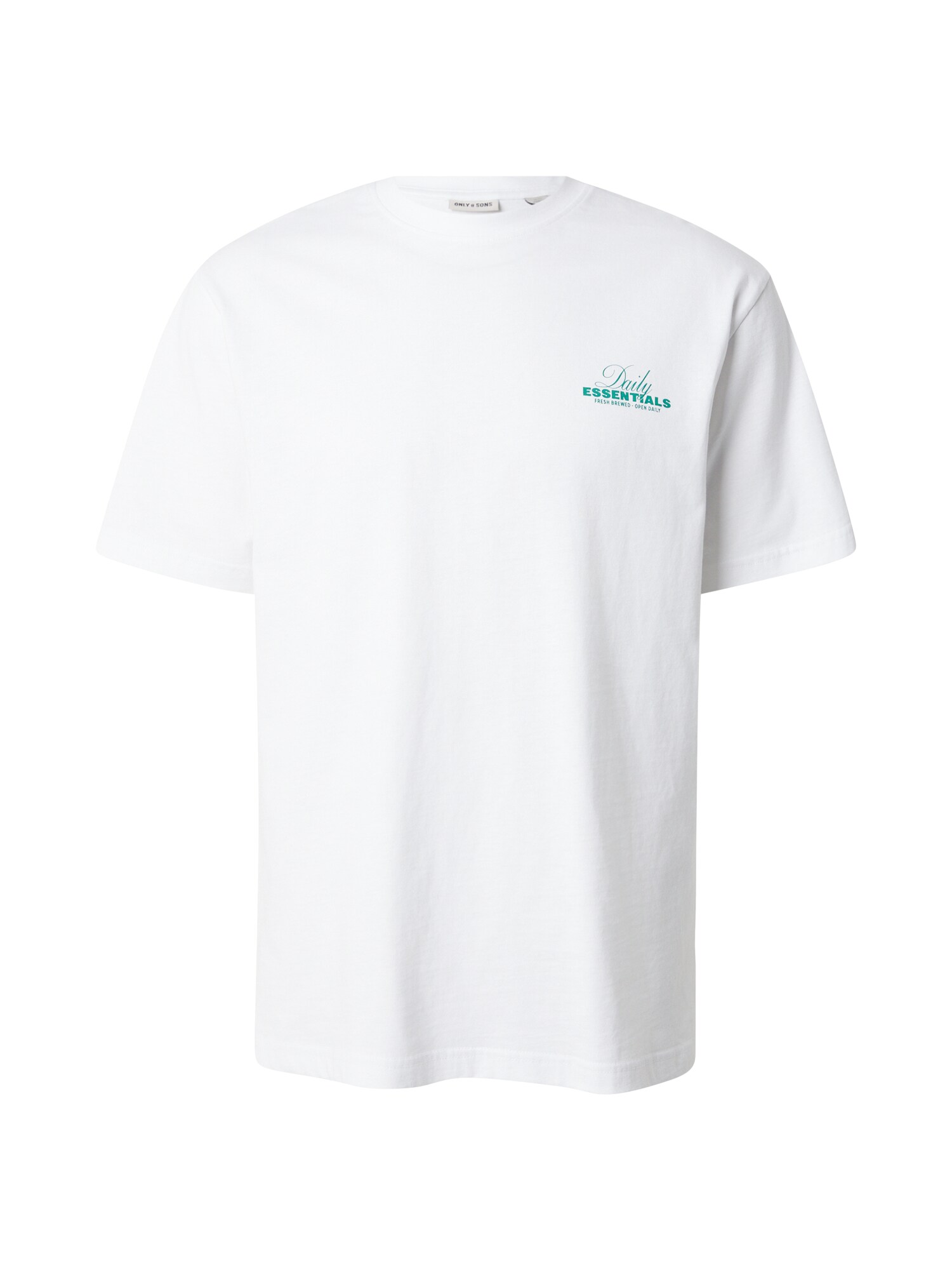Only & Sons Tricou 'ONSFRED'  verde închis / alb