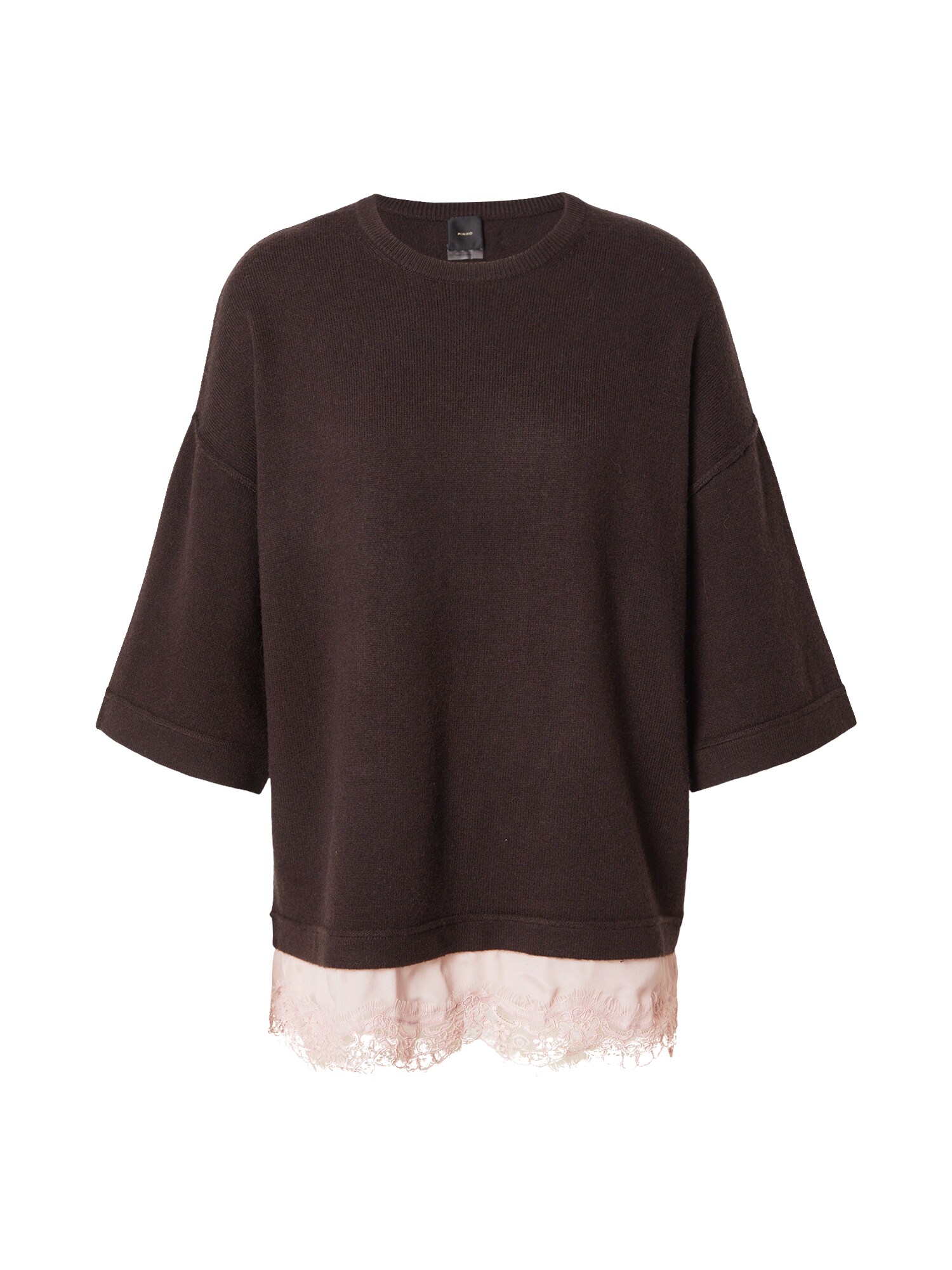 PINKO Jersey 'ROTTERDAM'  chocolate / rosa