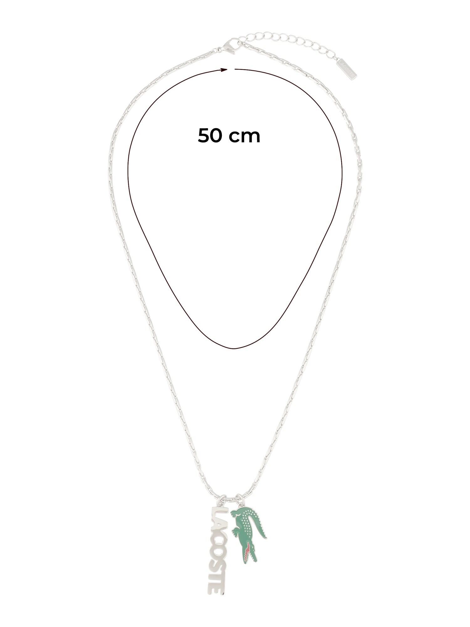 LACOSTE Lánc 'UMPIRE'  zöld / ezüst termék 2. képe