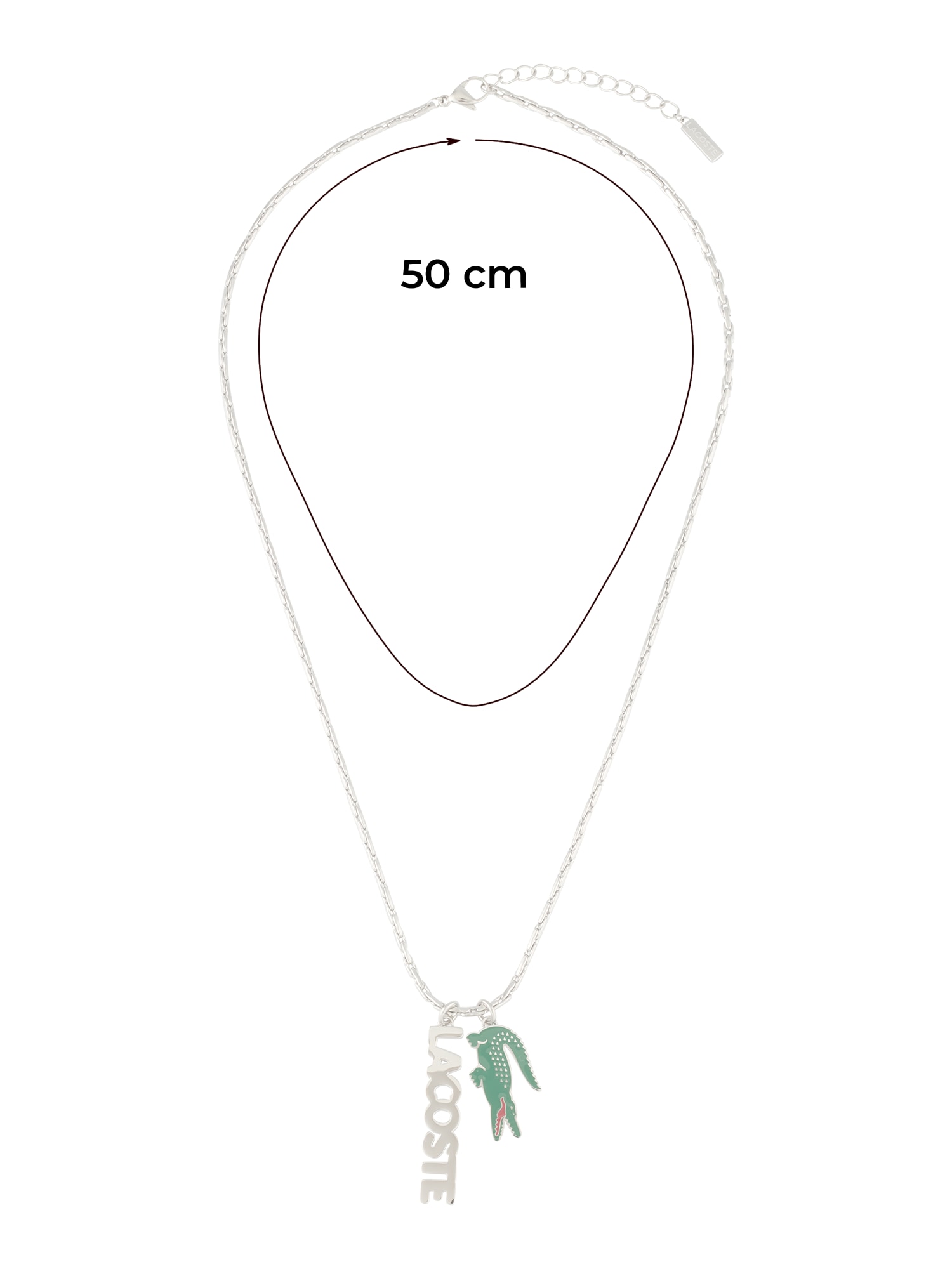 LACOSTE Lánc 'UMPIRE' zöld / ezüst termék 2. képe