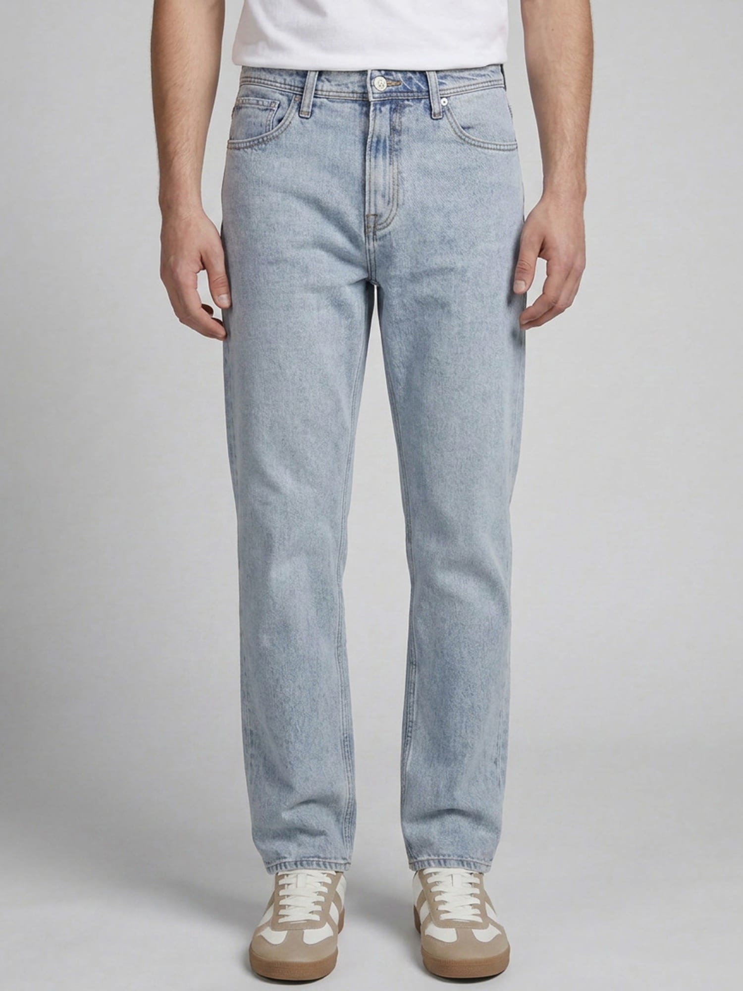 JJ Rebel Jeans JREBPHIL JJCRAFT albastru deschis