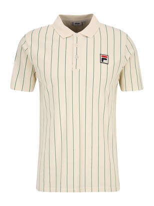 Fila Shirt ‘LUCKENWALDE’ Crème / Donkerblauw / Groen / Rood