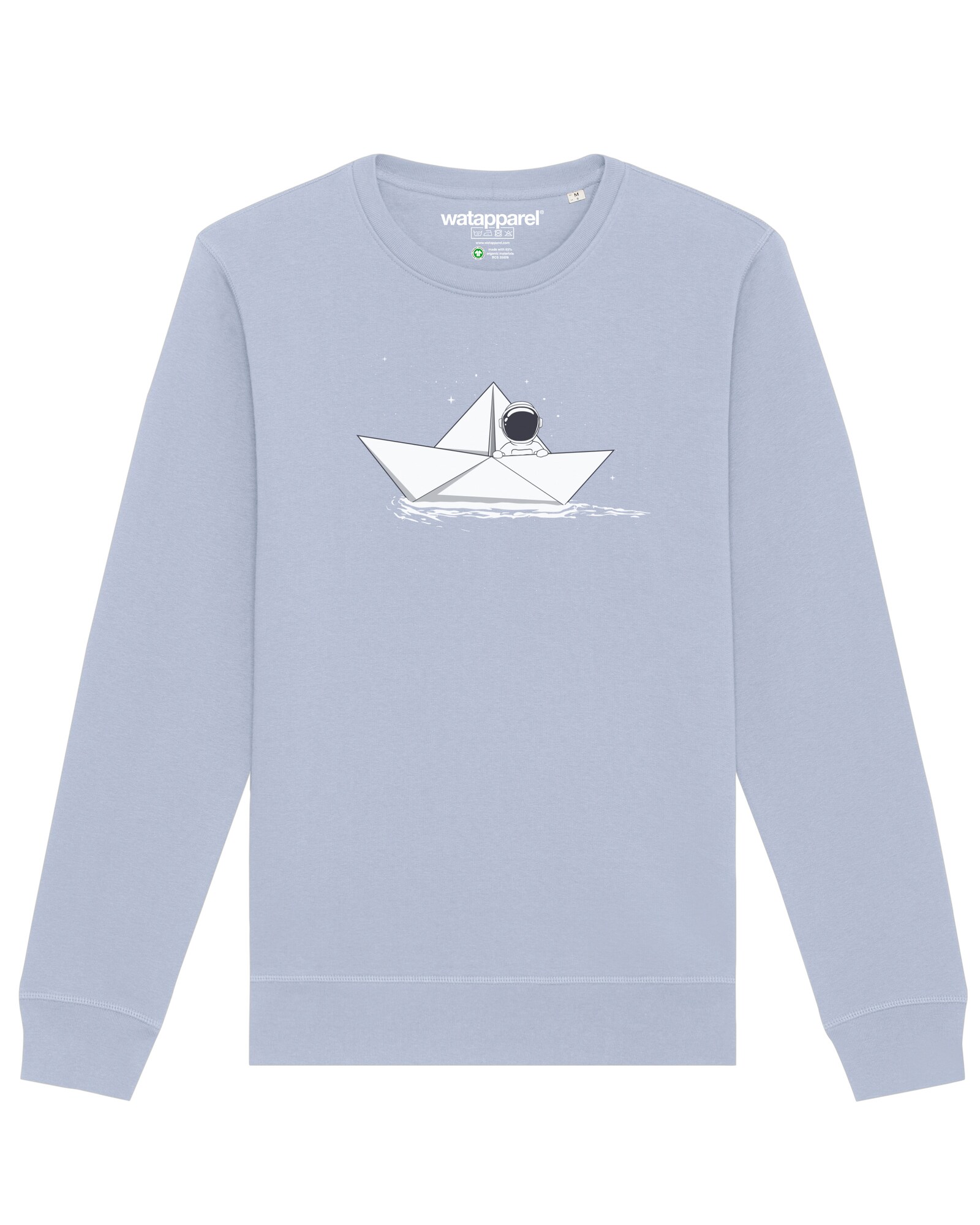 Thumbnail - Sweatshirt ' Astronaut in paper boat '