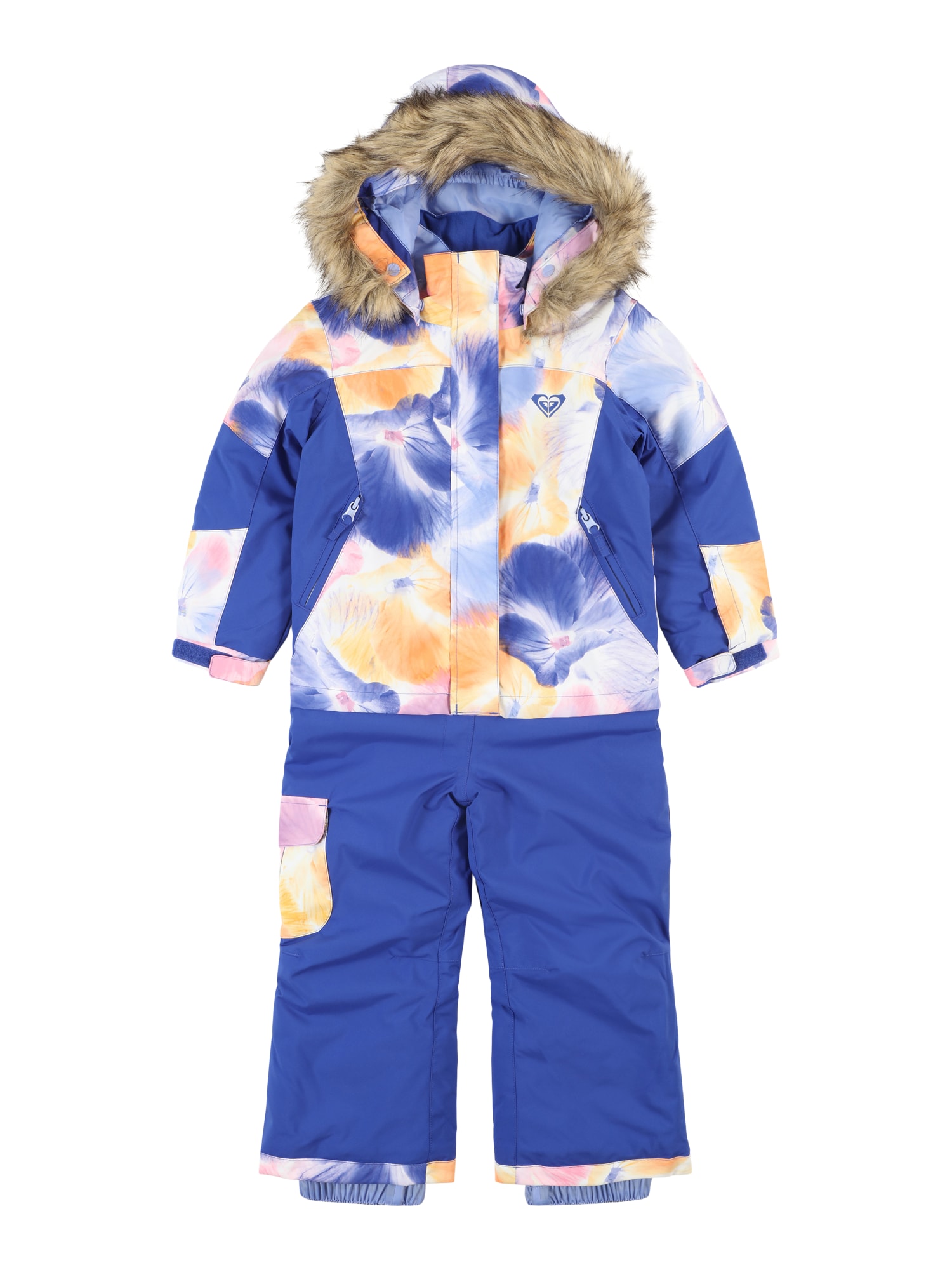 ROXY Tehničko odijelo 'SPARROW'  plava / narančasta / bijela