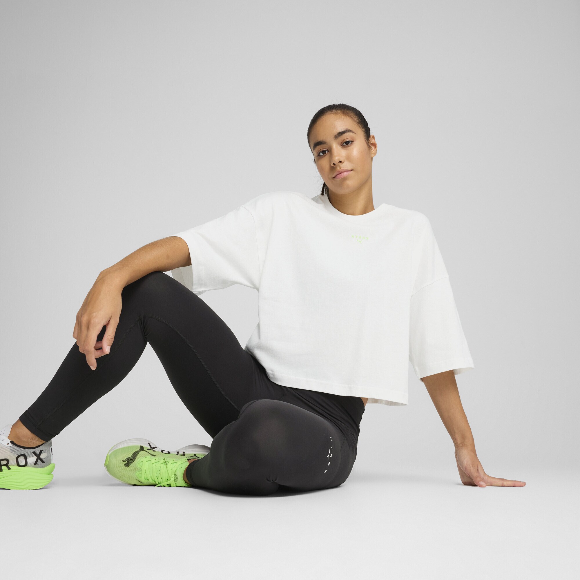 PUMA Funkcionális felső 'Puma x Hyrox'  világoszöld / fehér termék 2. képe