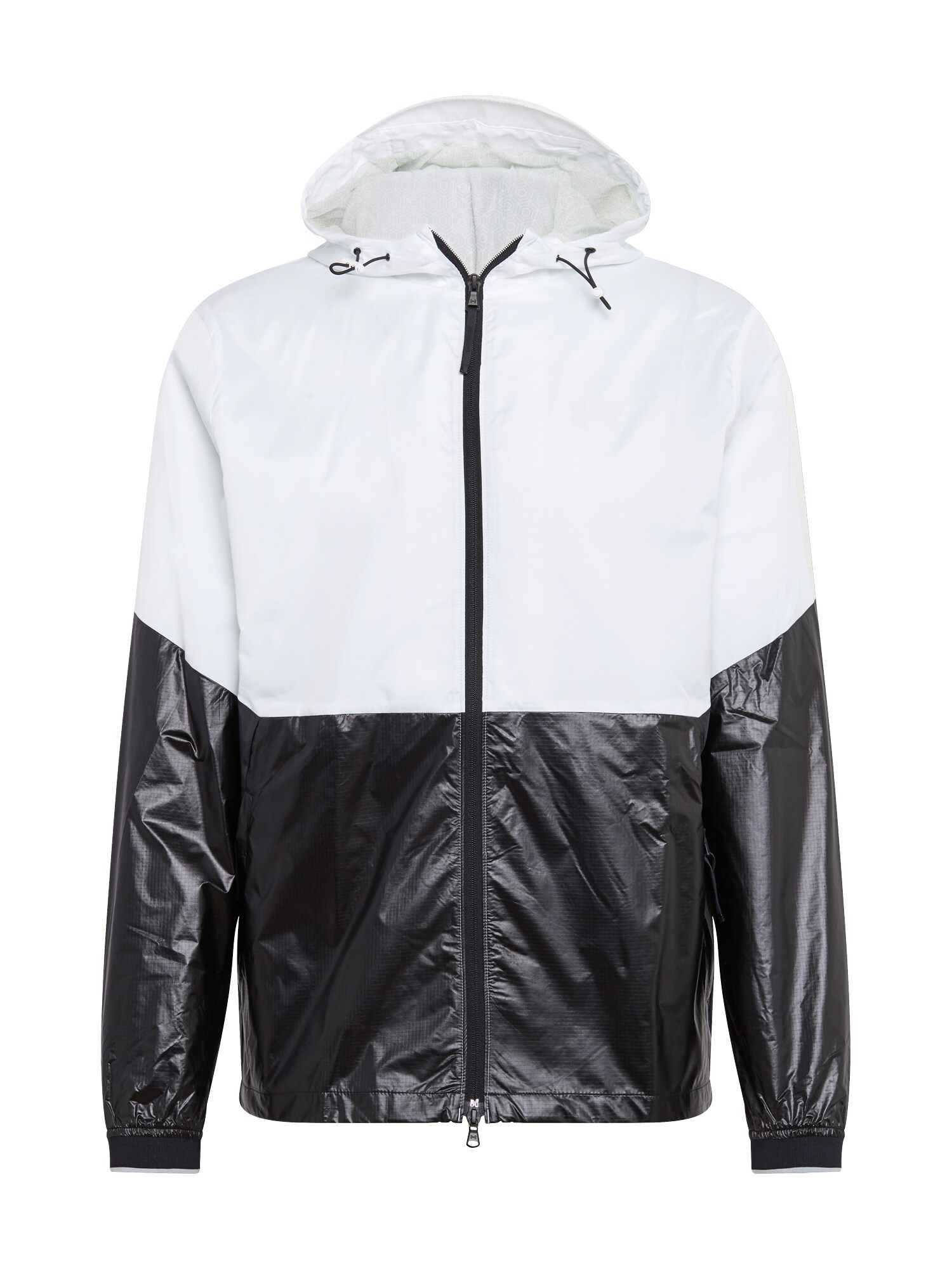 UNDER ARMOUR Sportinė striukė 'Recover'  juoda / balta