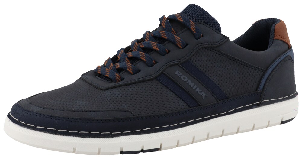 ROMIKA Sneaker Herren Größe 46 navy / braun