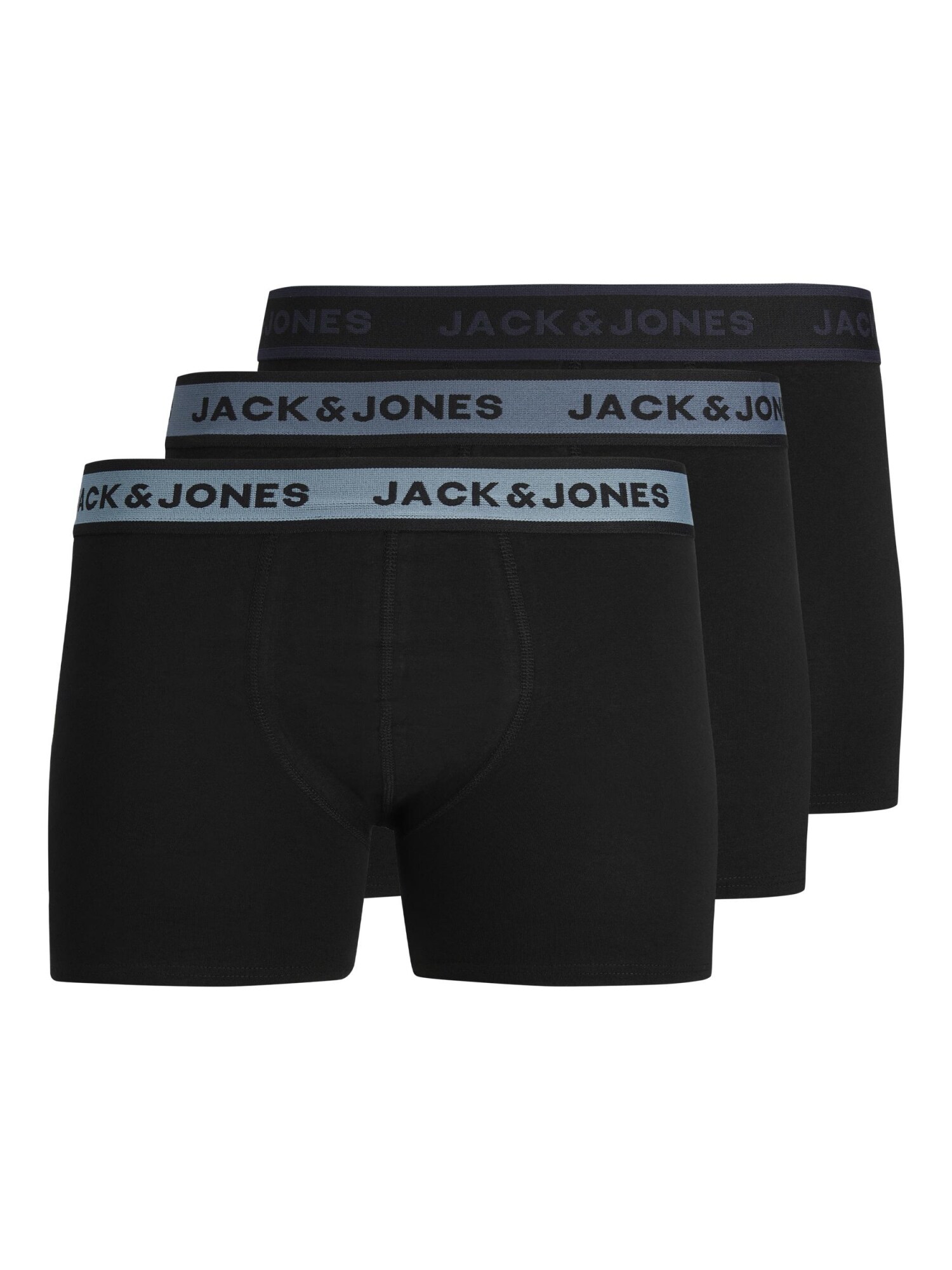 JACK & JONES Boxeri Louis gri / negru amestecat