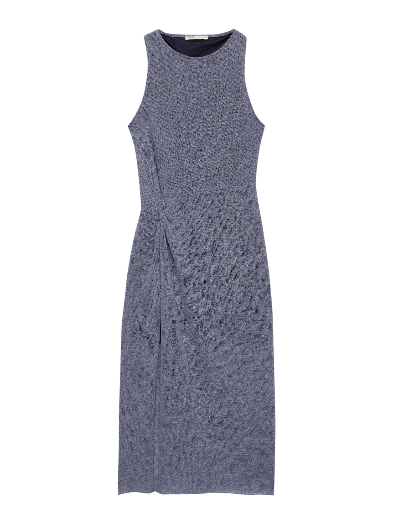 Pull&Bear Pletené šaty  modrosivá