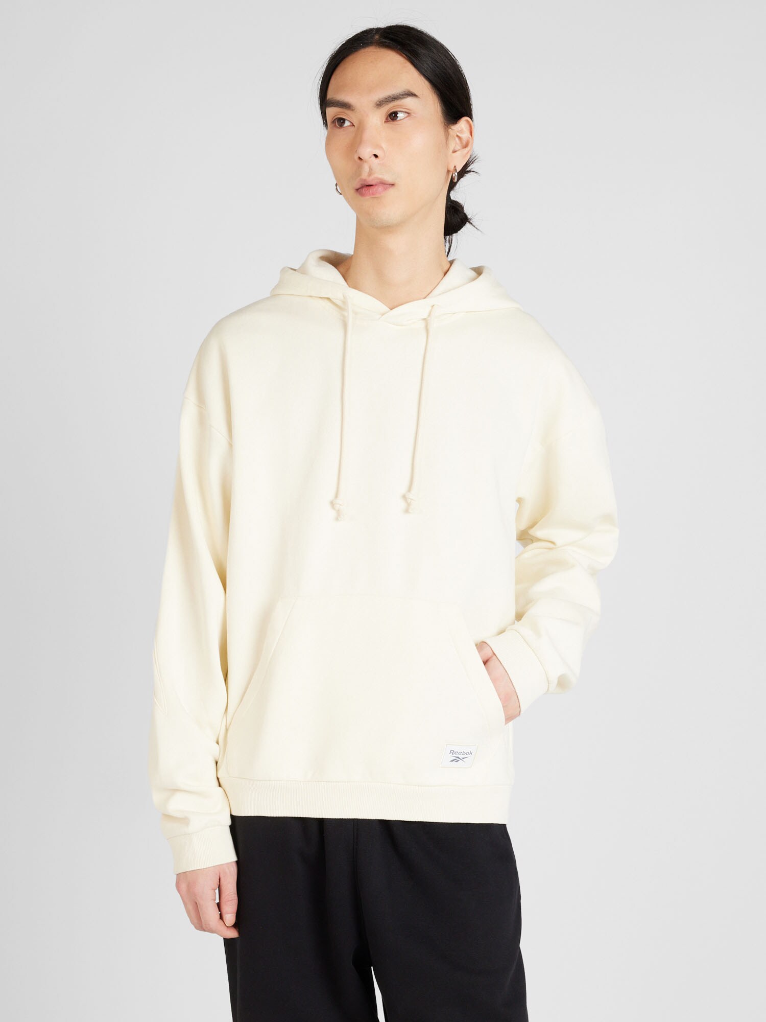 Reebok Sport szabadidős felsők  fekete / piszkosfehér / természetes fehér termék 2. képe