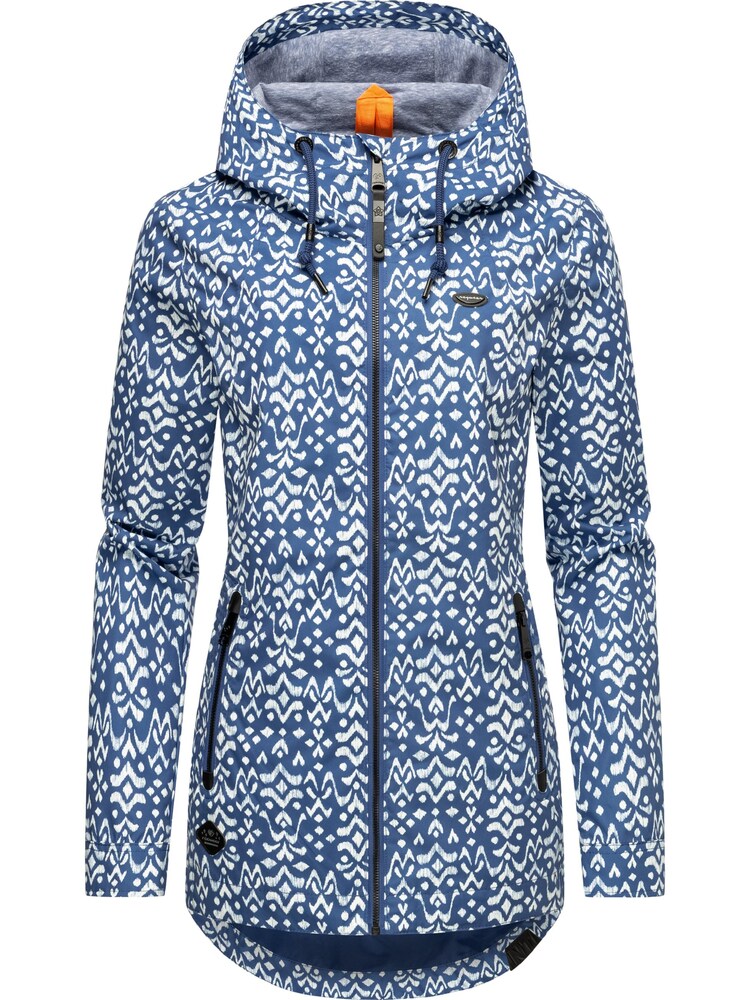 Ragwear Übergangsjacke 'Zuzka' Damen Größe S blau / weiß