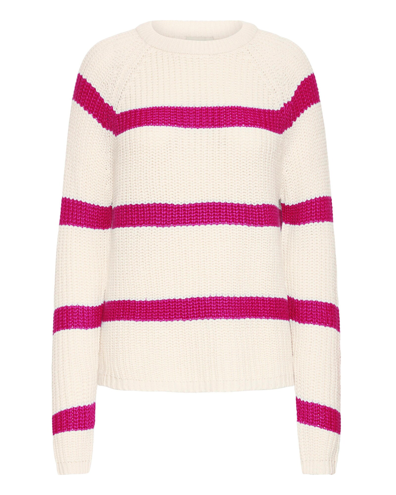 Fransa Jersey 'KAMIA'  magenta / blanco cáscara de huevo