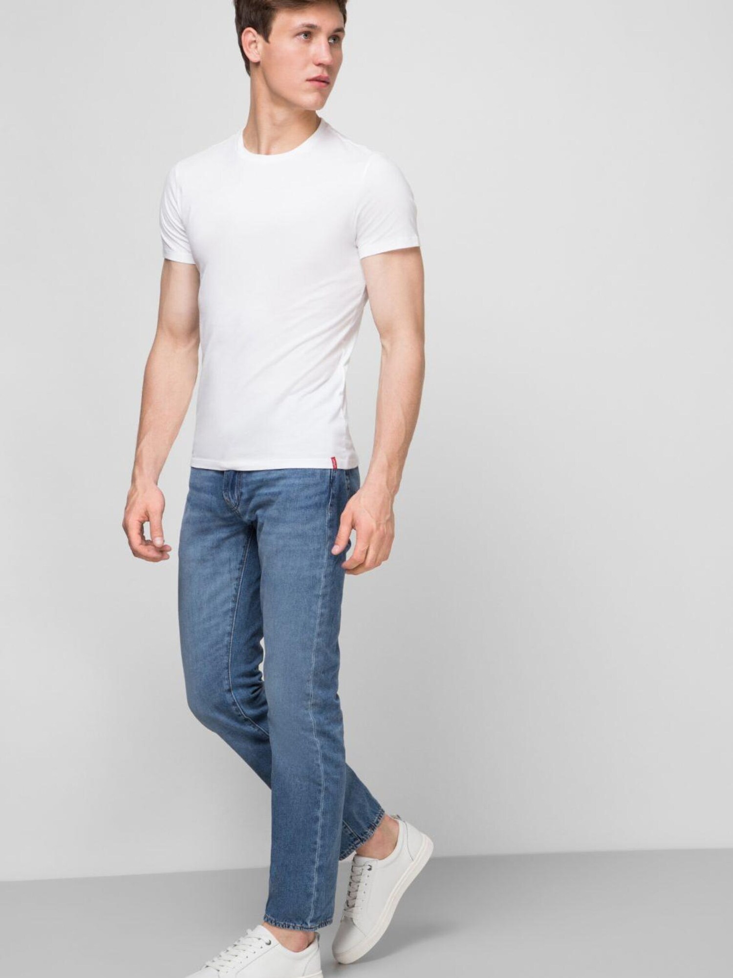 LEVI'S ® Tričko  šedobiela (obrázok 3)