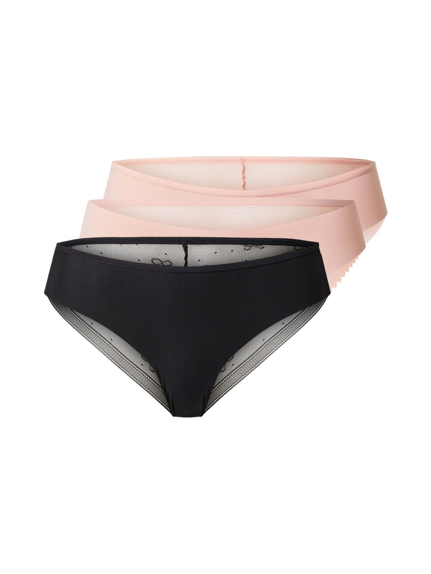 Hunkemöller Siaurikės  rožių spalva / juoda