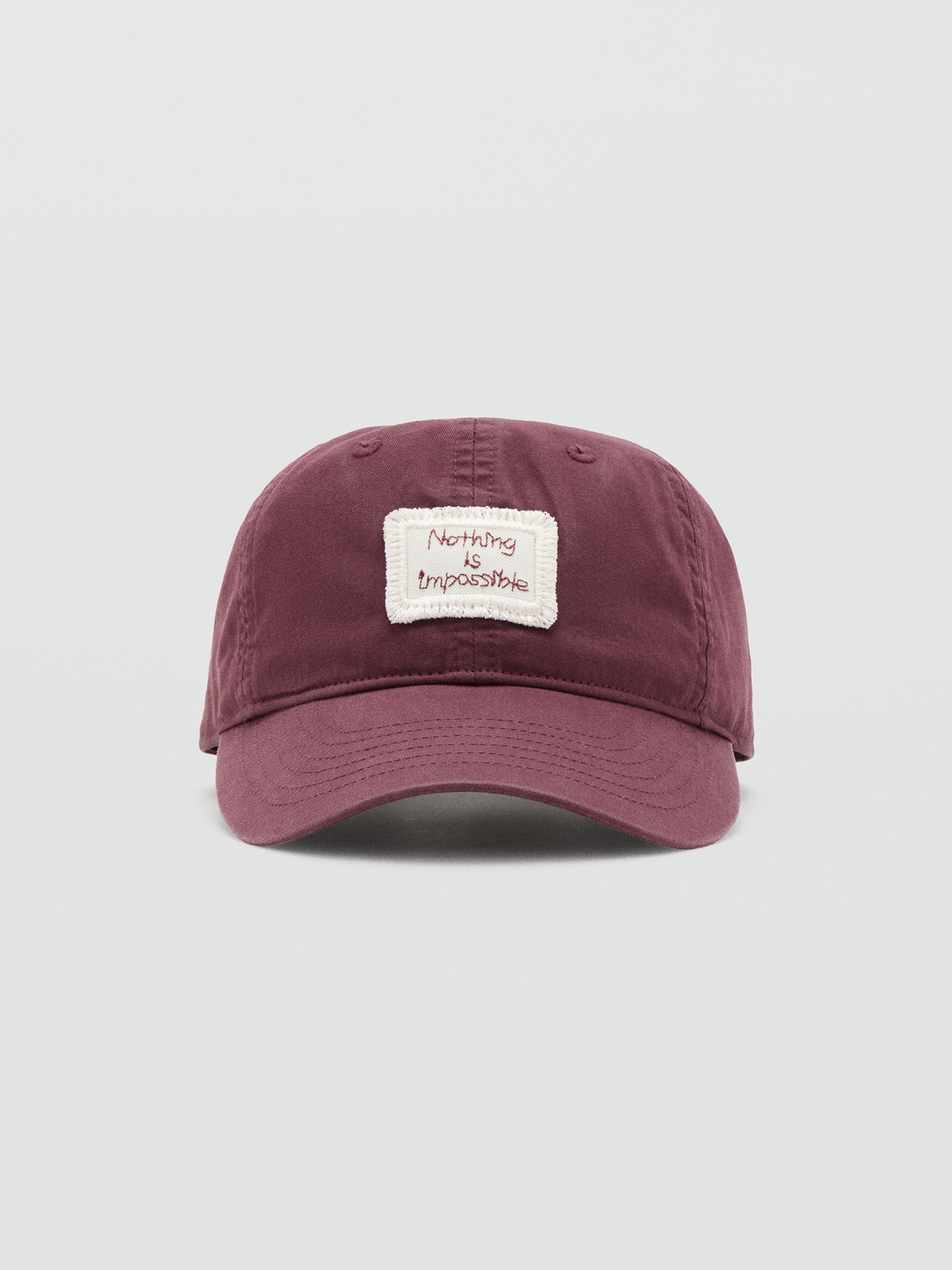 MANGO KIDS Pălărie NOTHING roșu bordeaux