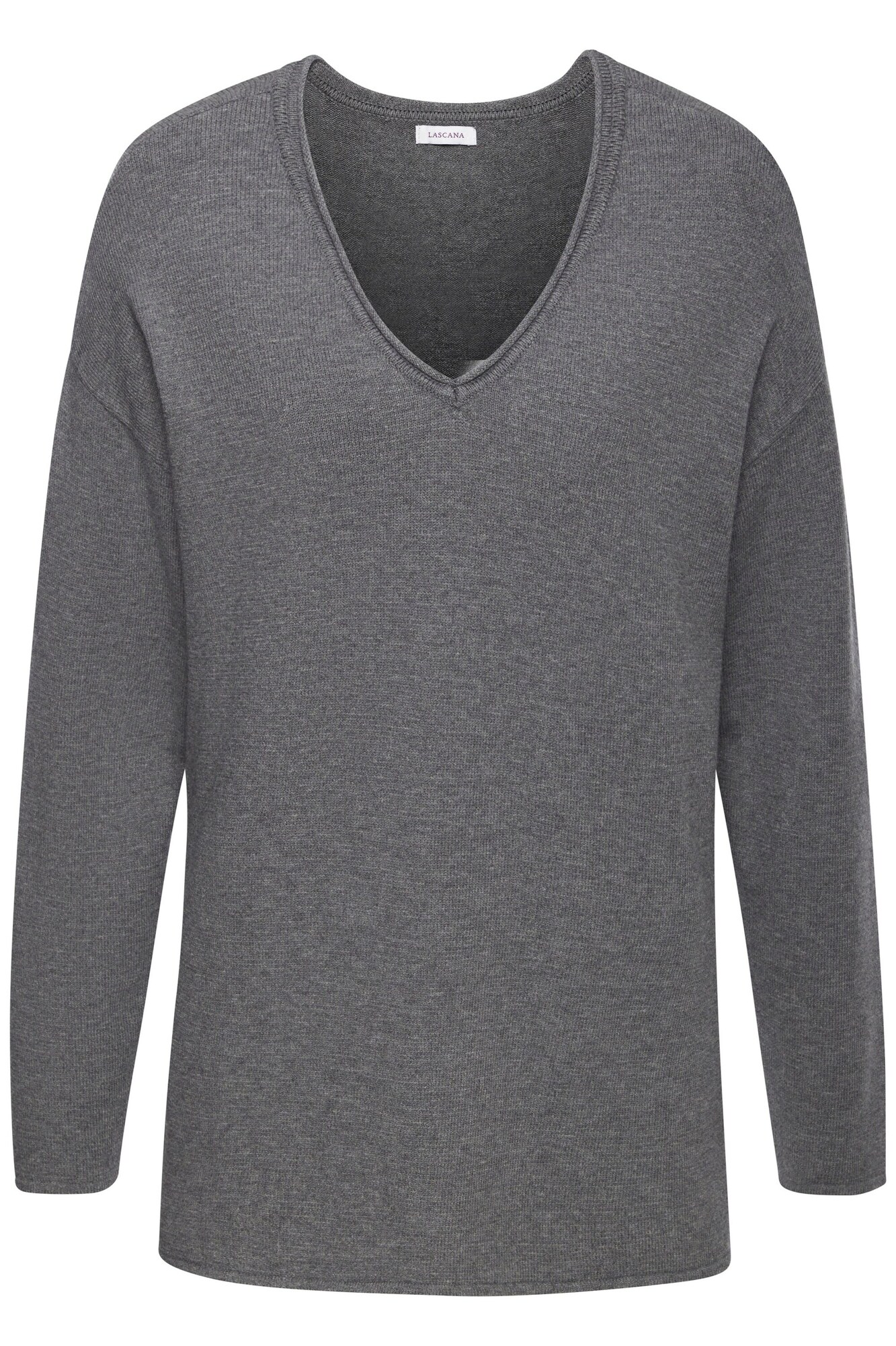 LASCANA Bluză de molton  gri închis