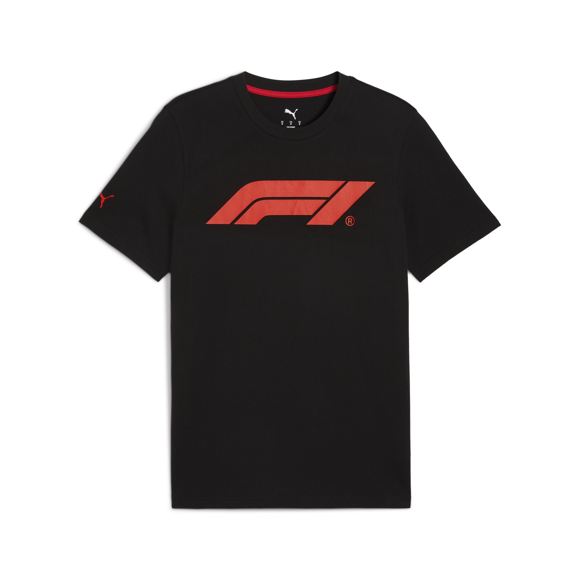 PUMA Funkcionális felső 'F1® Essentials'  vérvörös / fekete akciós termékkép 1