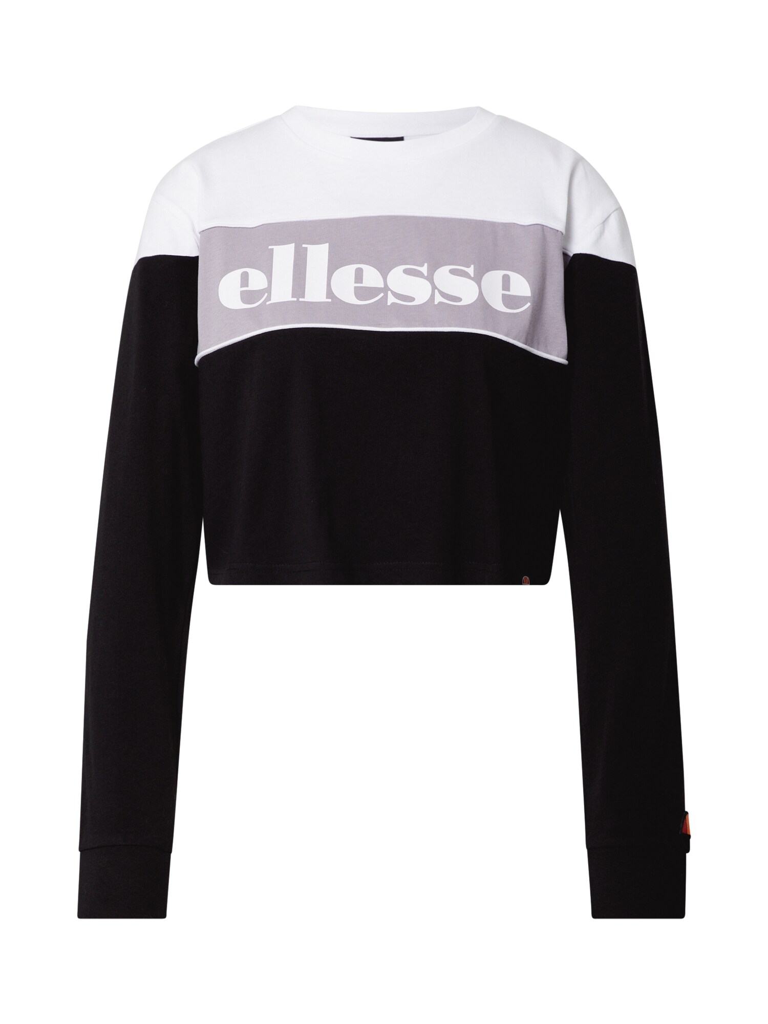 ELLESSE Marškinėliai 'Reptans'  juoda / balta / purpurinė