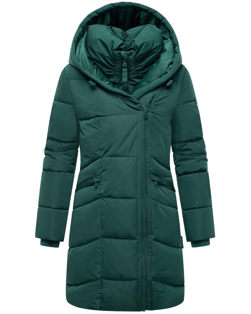 MARIKOO Wintermantel 'Virenaa 16' Damen Größe L grün