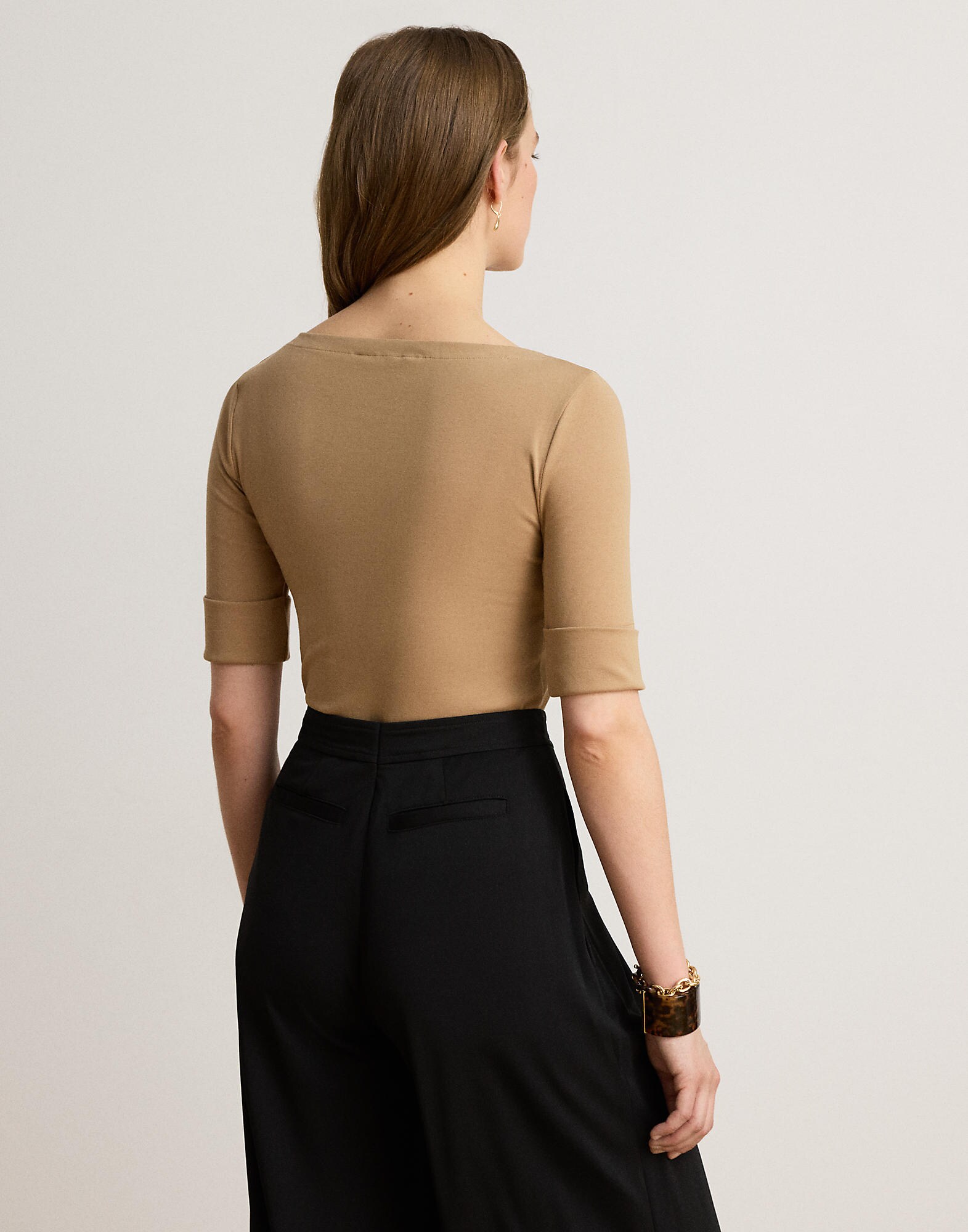 Lauren Ralph Lauren Camiseta 'JUDY'  camelo – imagen 3