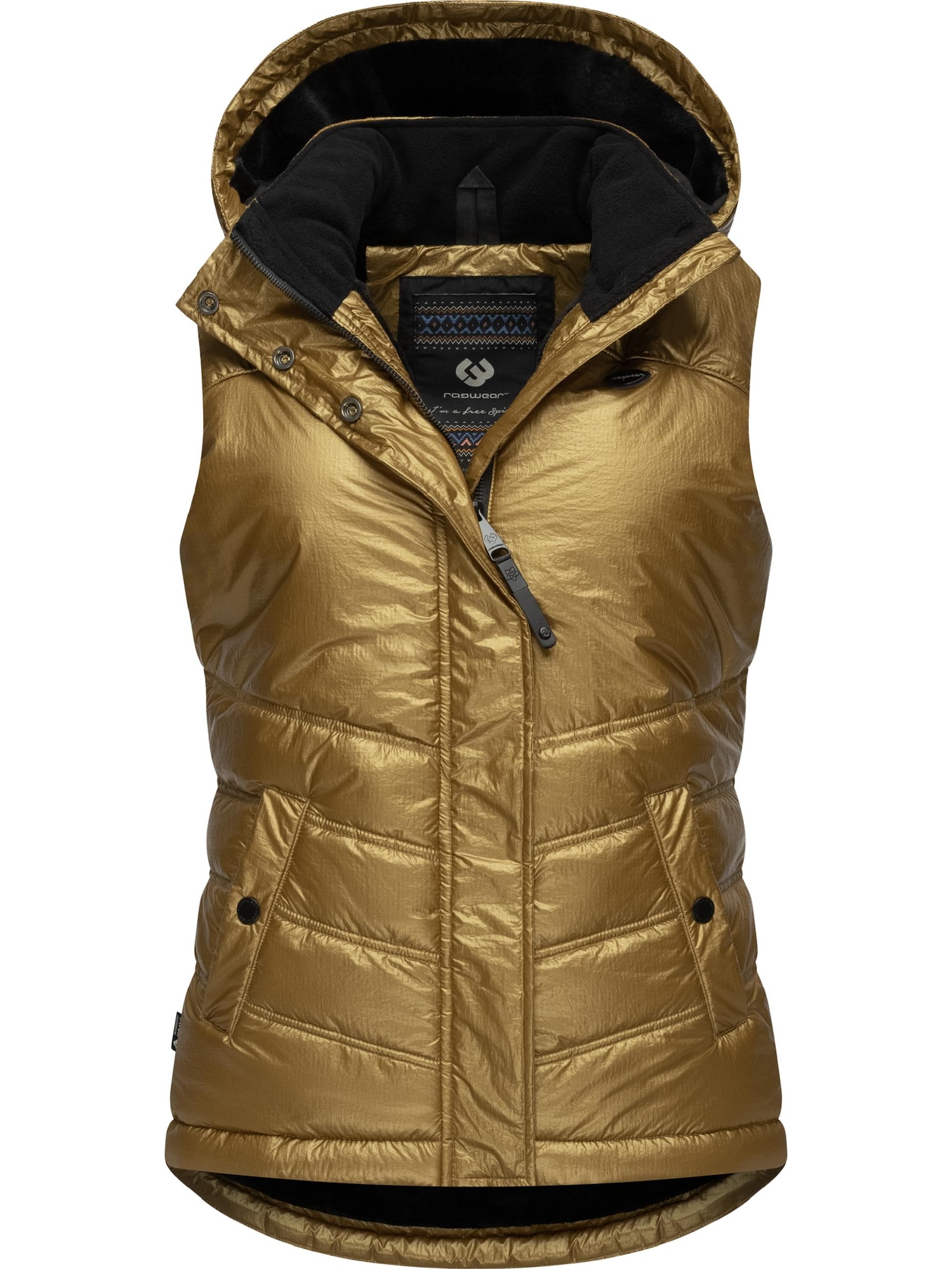 Ragwear Sportmellény 'Hesty Bling'  arany akciós termékkép 1